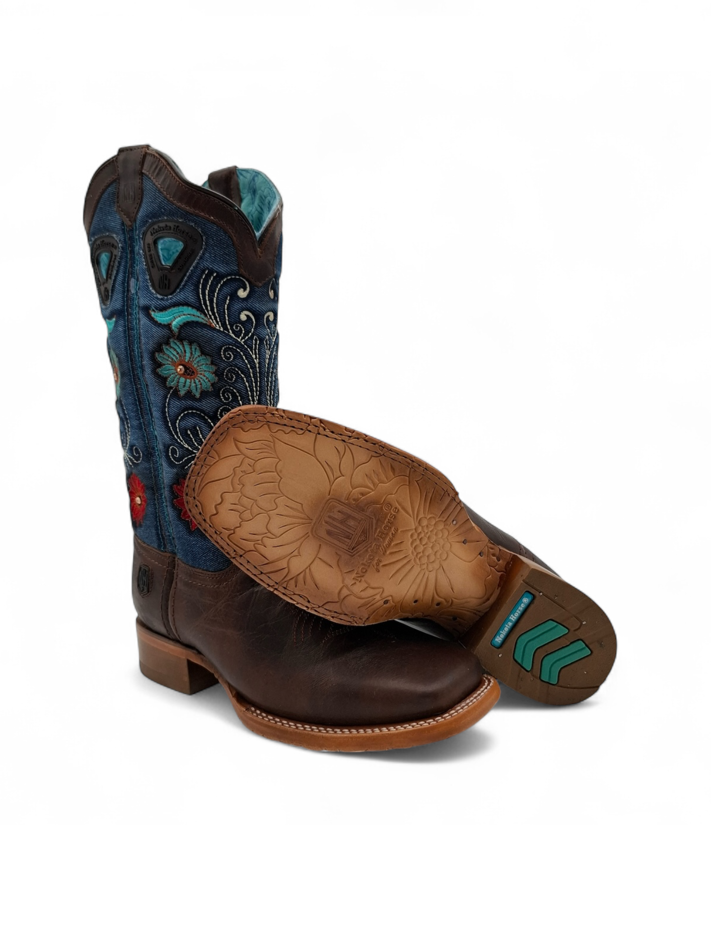 BOTA NOKOTA HORSE DAMA EUSEBIA BD MEZCLILLA 0033