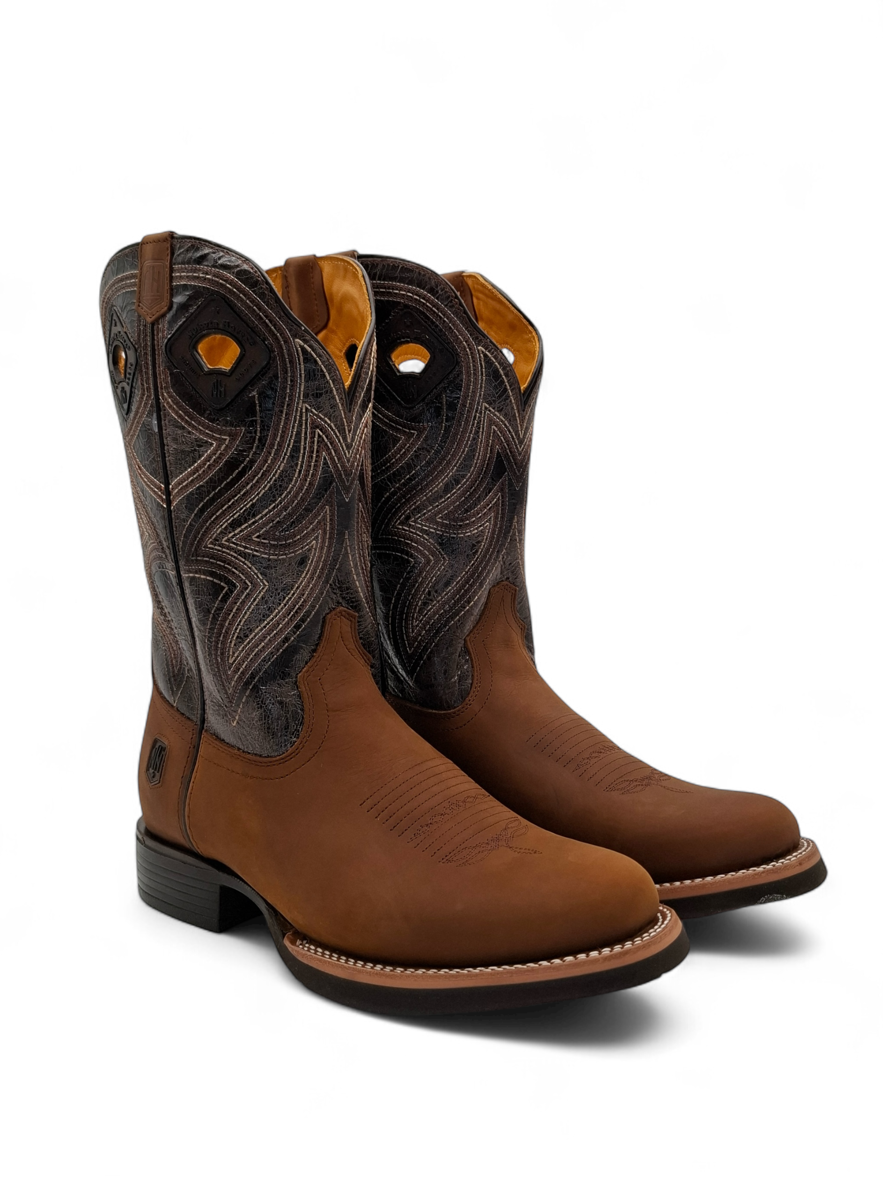 BOTA NOKOTA HORSE CABALLERO CRAZY H MIEL OVAL RUBI TABACO M052041