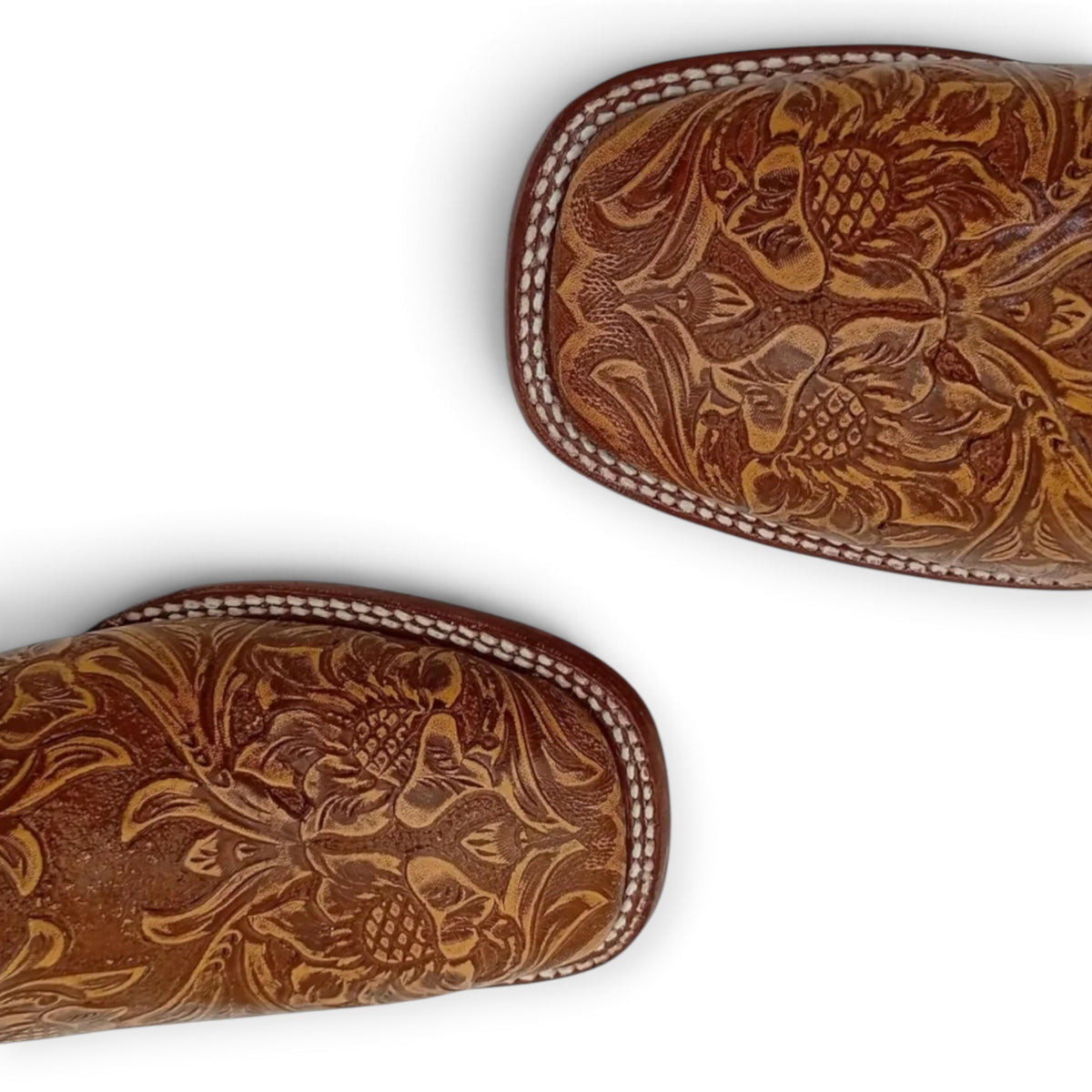 BOTA BIG BULL CINCELADA MIEL SUELA DE CUERO CABALLERO