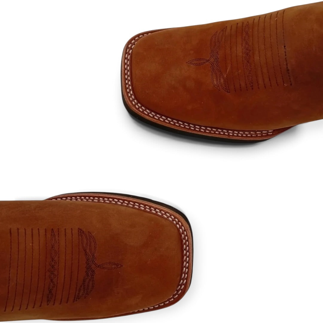 BOTA NOKOTA HORSE MORGAN BULL CRAZY MIEL CABALLERO CON SUELA DE HULE