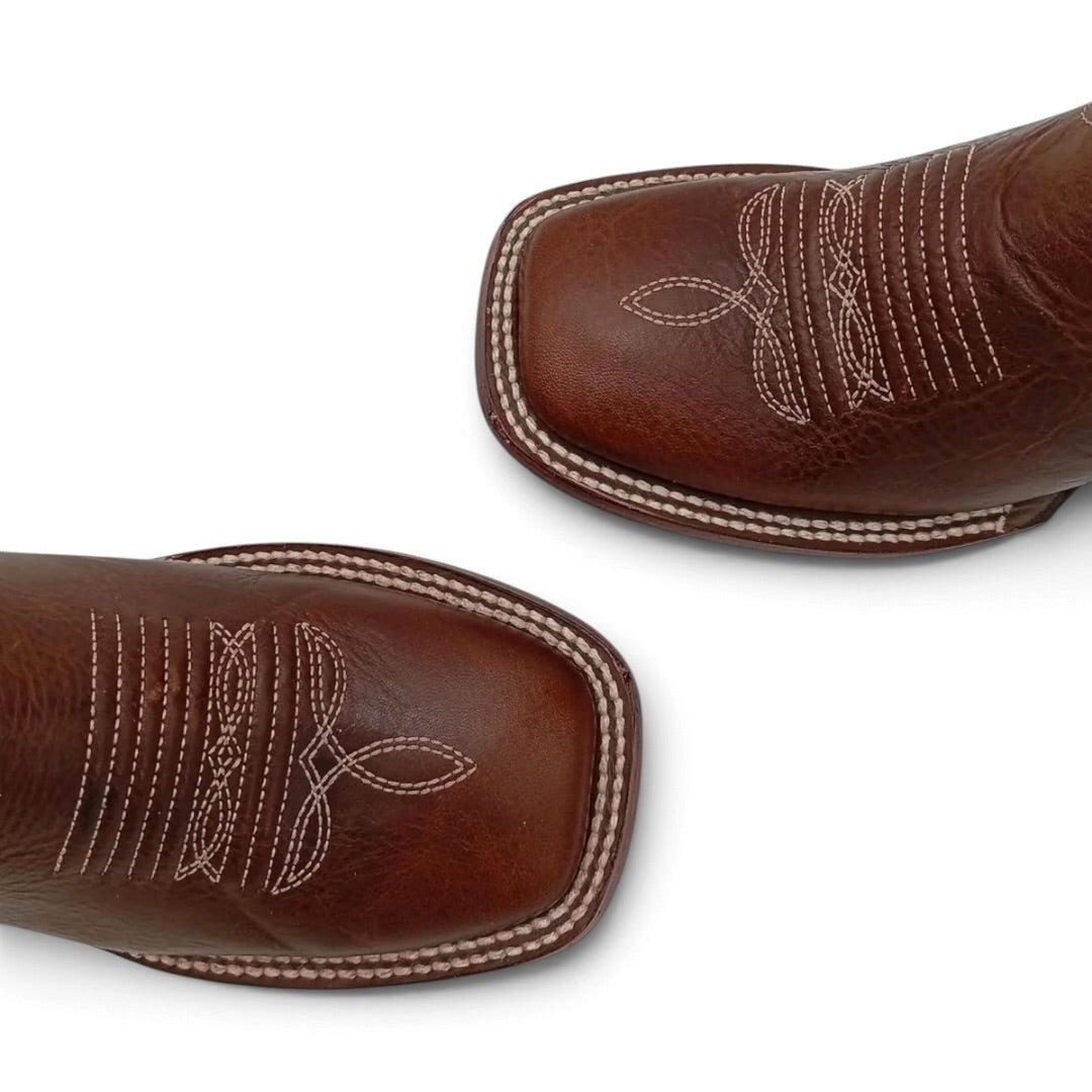 BOTA BUCEFALO BD BUCKAR NAPA FLORES TUBO ALTO DAMA