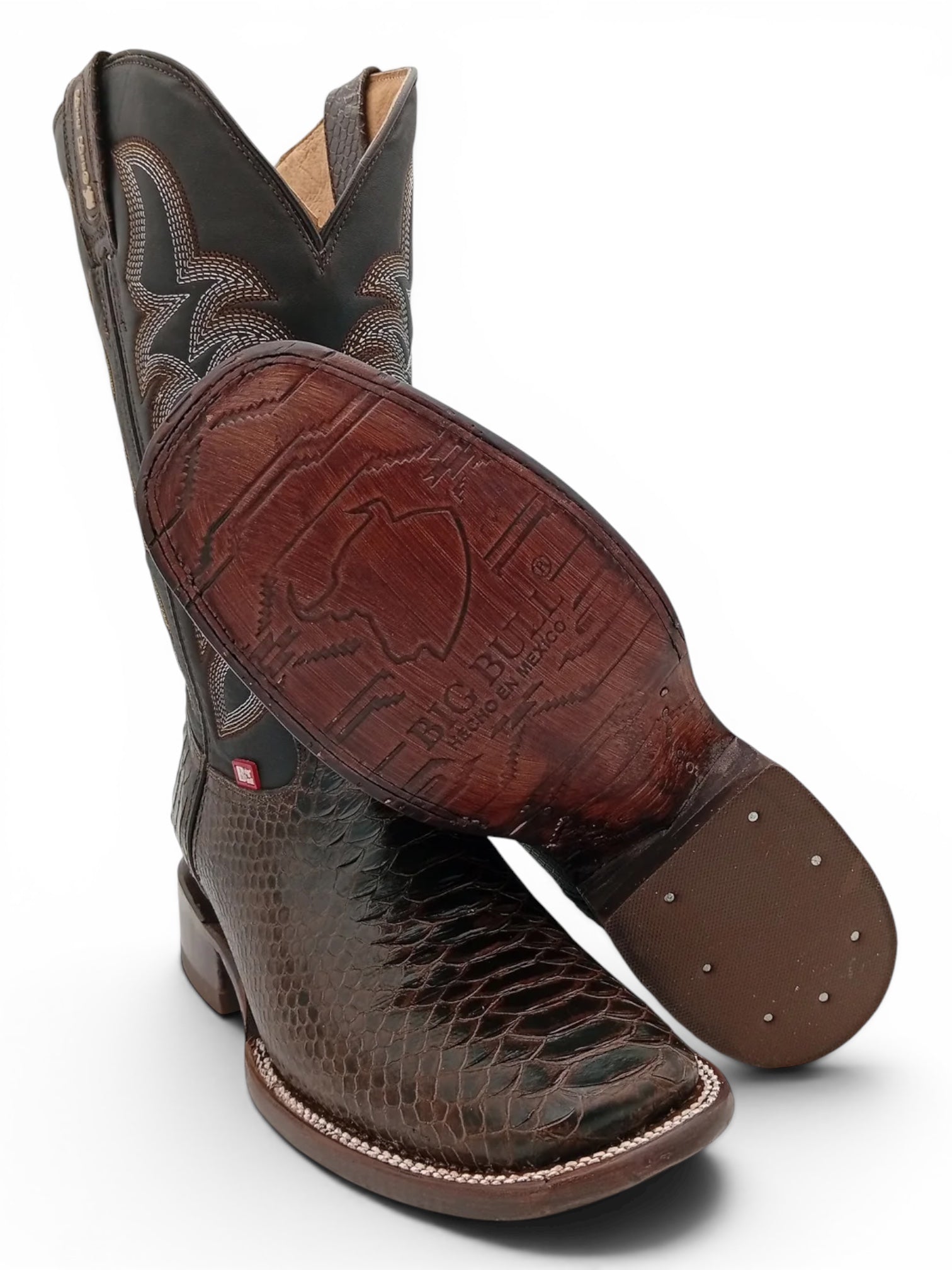 BOTA BIG BULL PITON RUSTICO CAFE CABALLERO