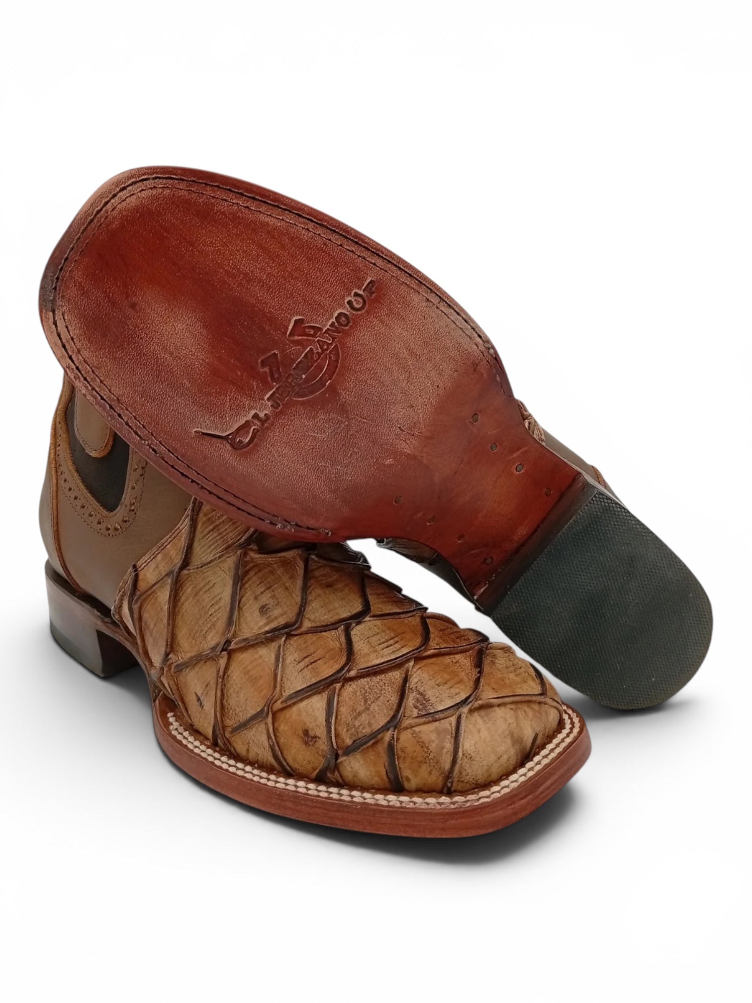 BOTIN EL JEREZANO UP BULL DOG IMITACION MIEL SUELA DE CUERO CABALLERO
