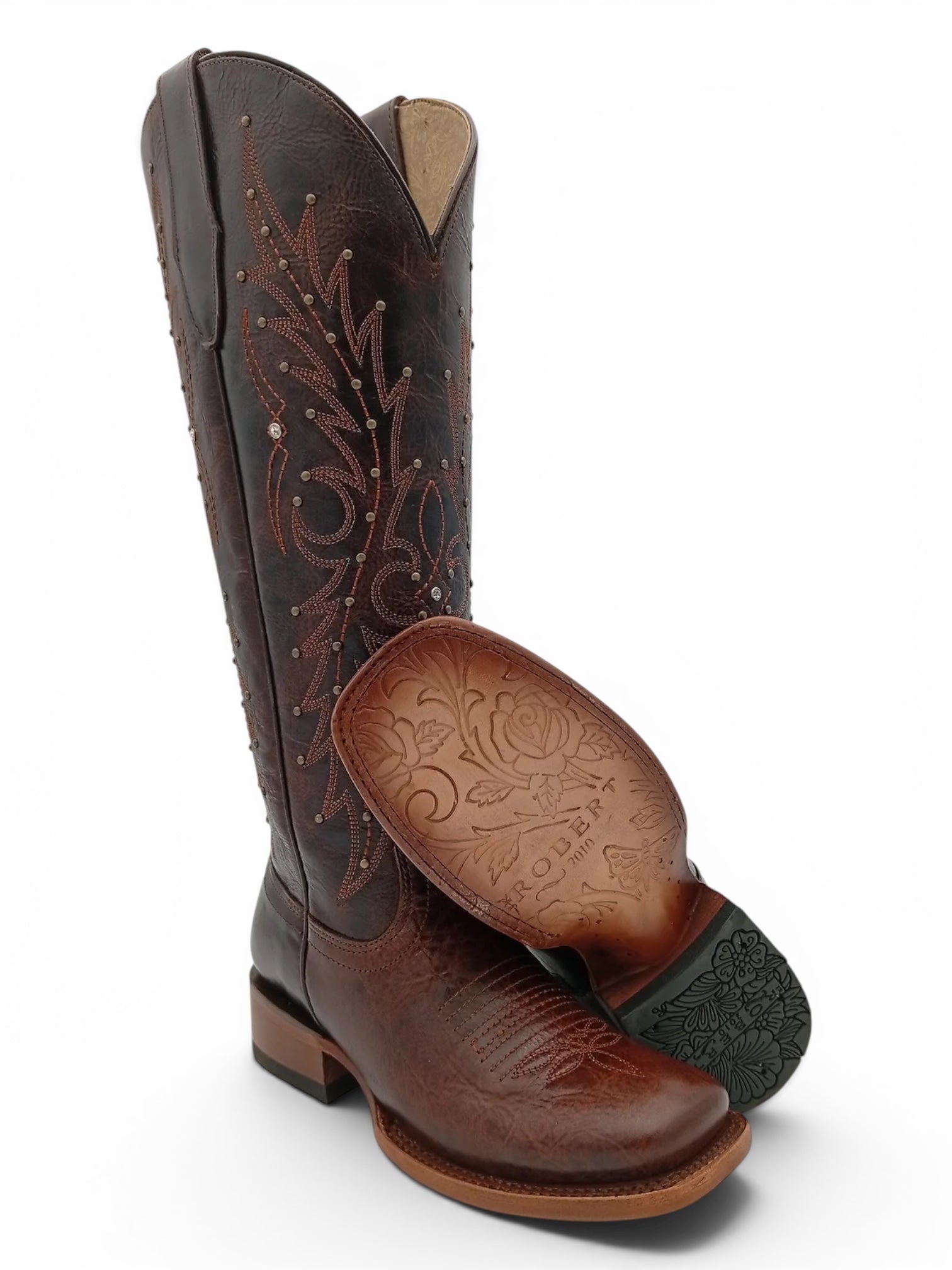 BOTA ROBERT PAULINA SHEDRON BD TUBO ALTO SUELA DE CUERO DAMA