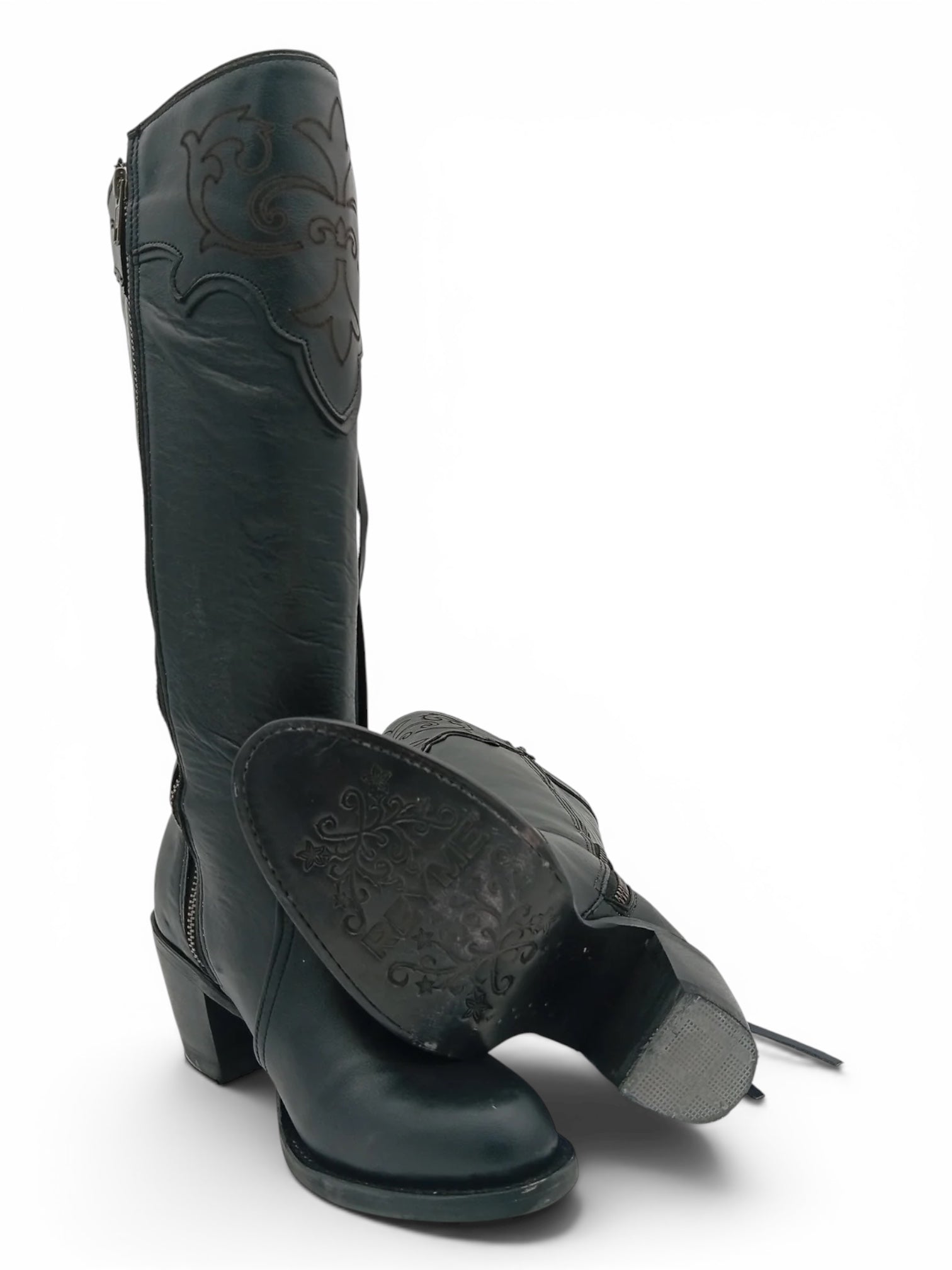 BOTA REYME PONDEROSA BLACK TUBO ALTO DAMA