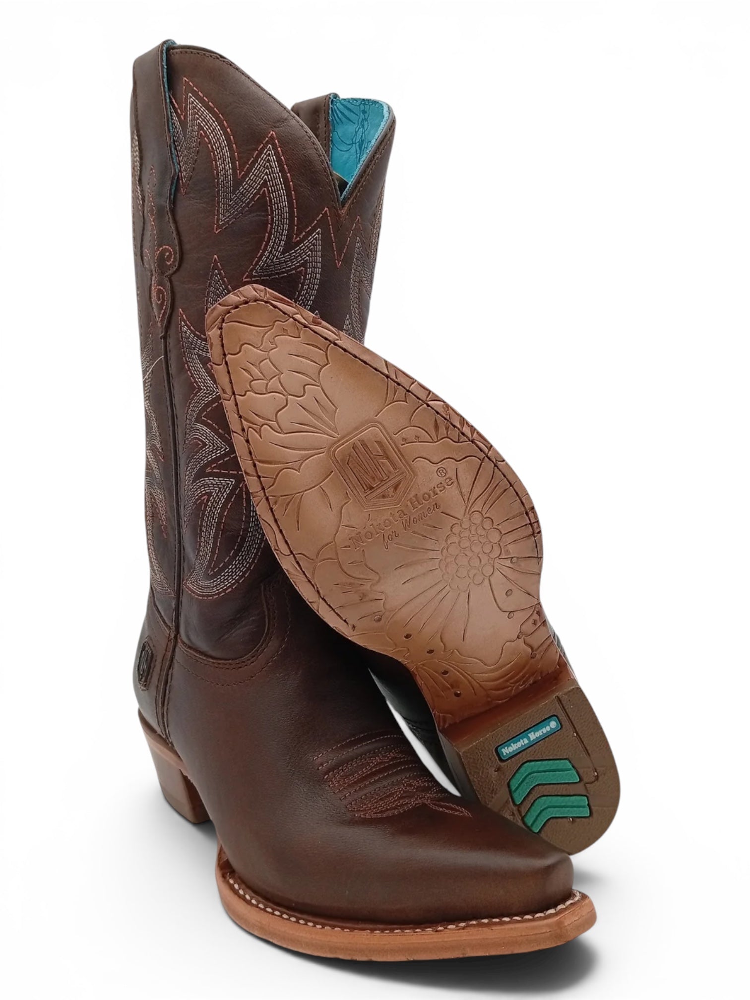 BOTA NOKOTA HORSE VAQUERA BRASS CAFE TACON CUBANO DAMA