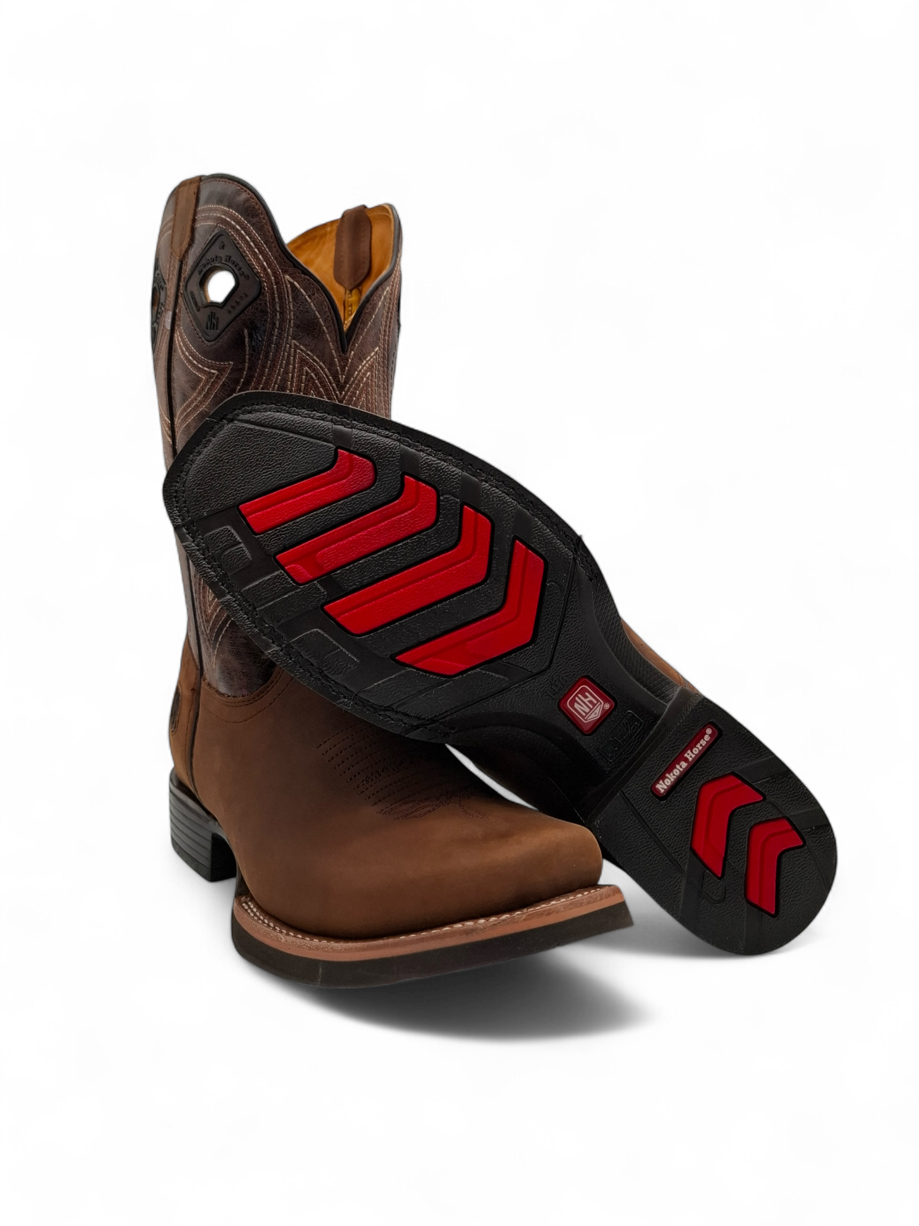 BOTA NOKOTA HORSE CABALLERO CRAZY H MIEL RUBI OXIDO M051041