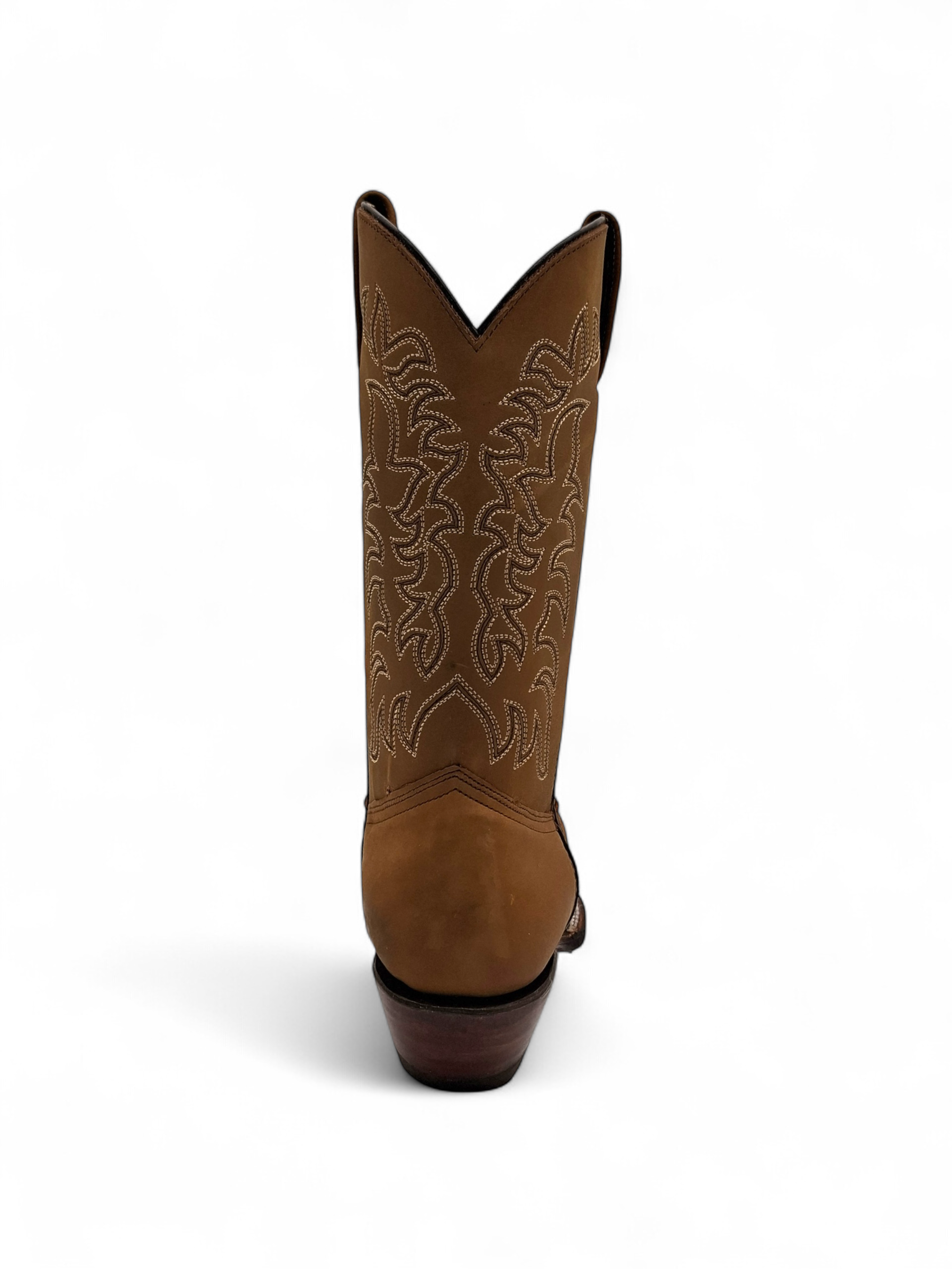 BOTA BIG BULL DAMA RODEO  CRAZY TABACO TACON VAQUERO 0024