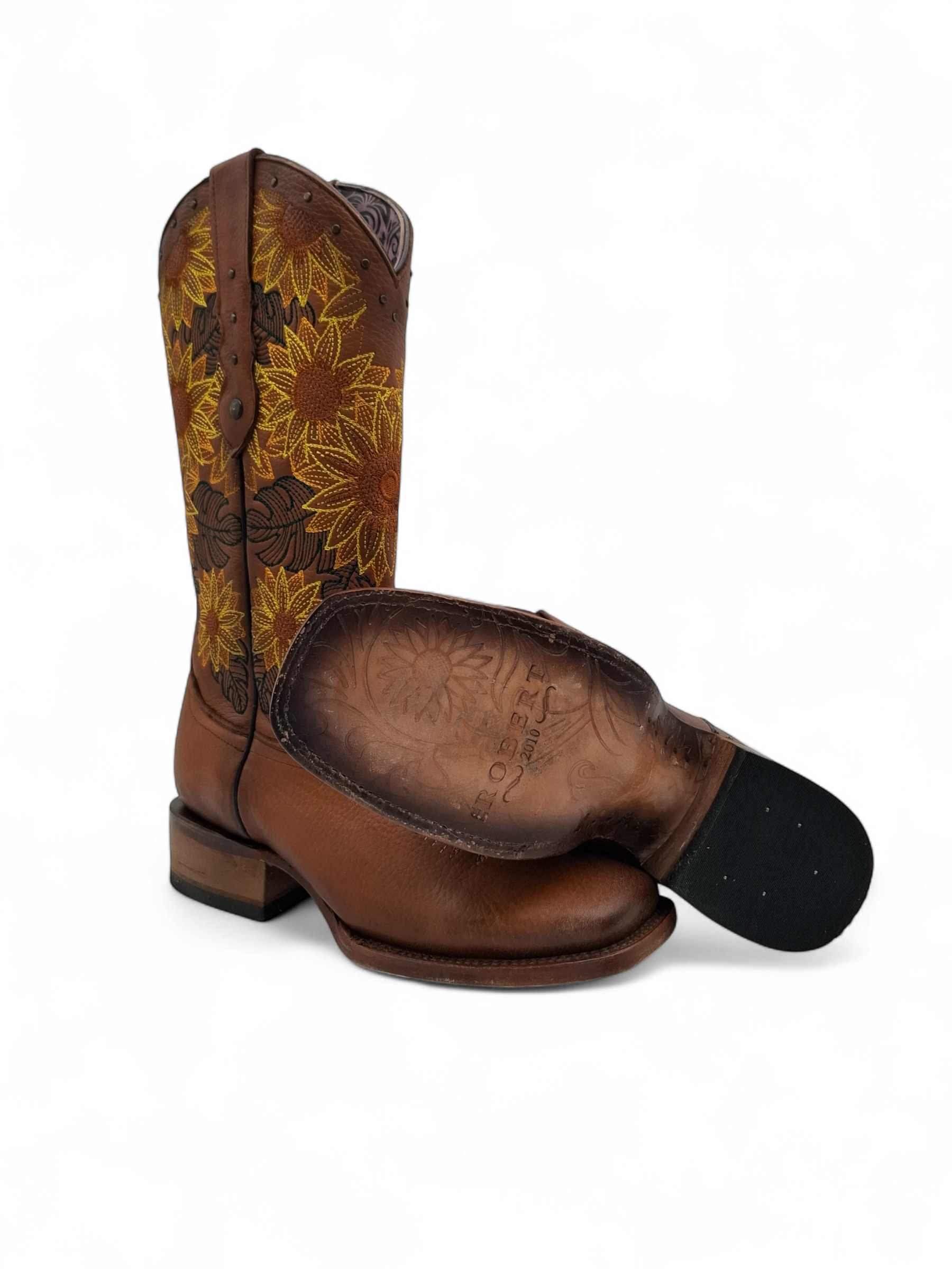 BOTA ROBERT DAMA BUCKAR CRAZY MIEL GIRAZOLES 004