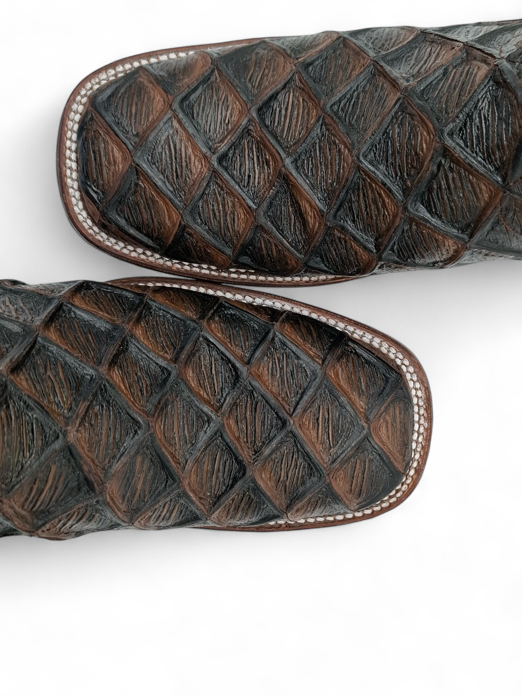 BOTA BIG BULL CABALLERO GRABADO PIRARUCU CHOCO 0029