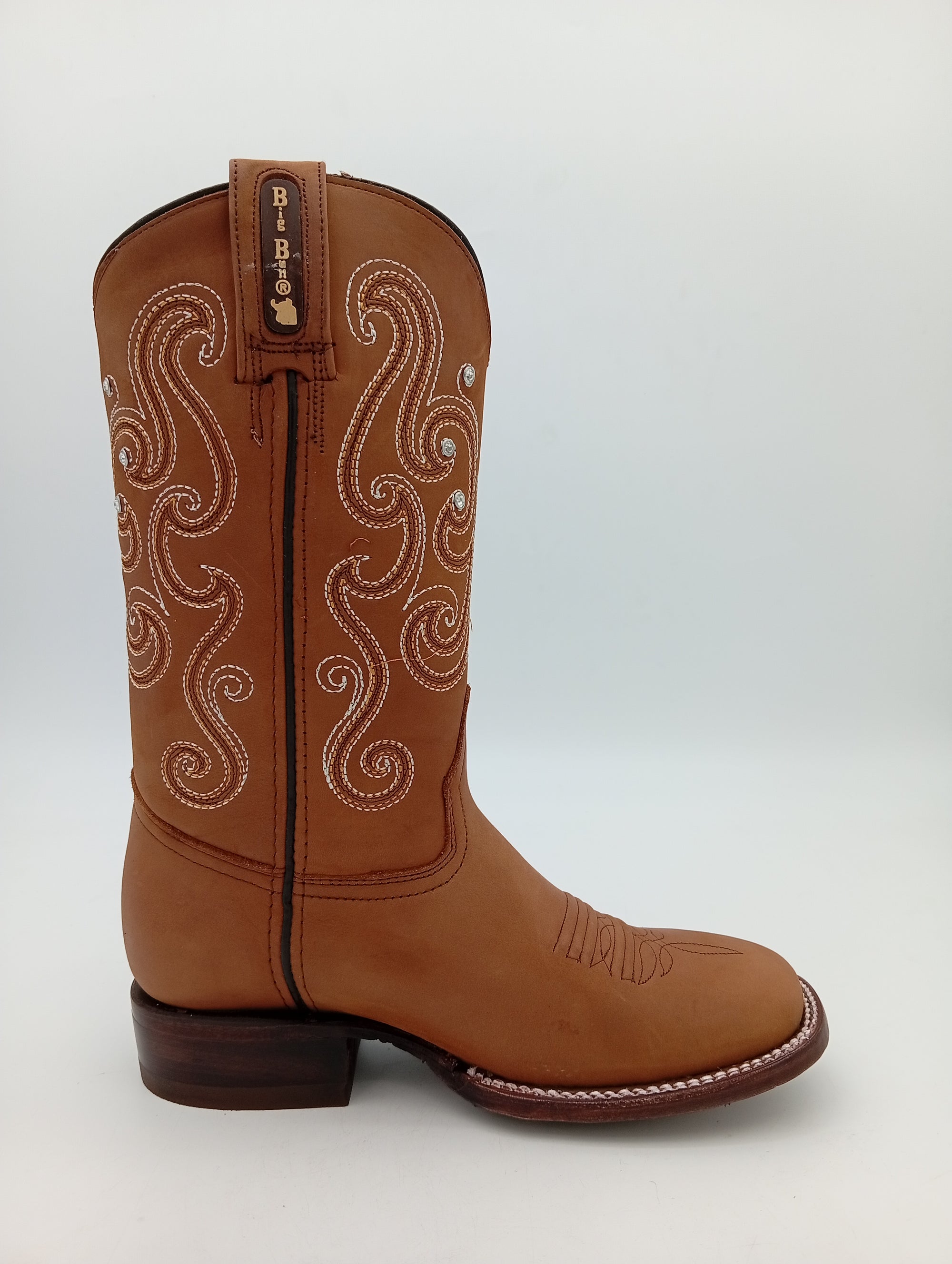 BOTA BIG BULL KILLEN CRAZY TABACO SUELA DE CUERO DAMA