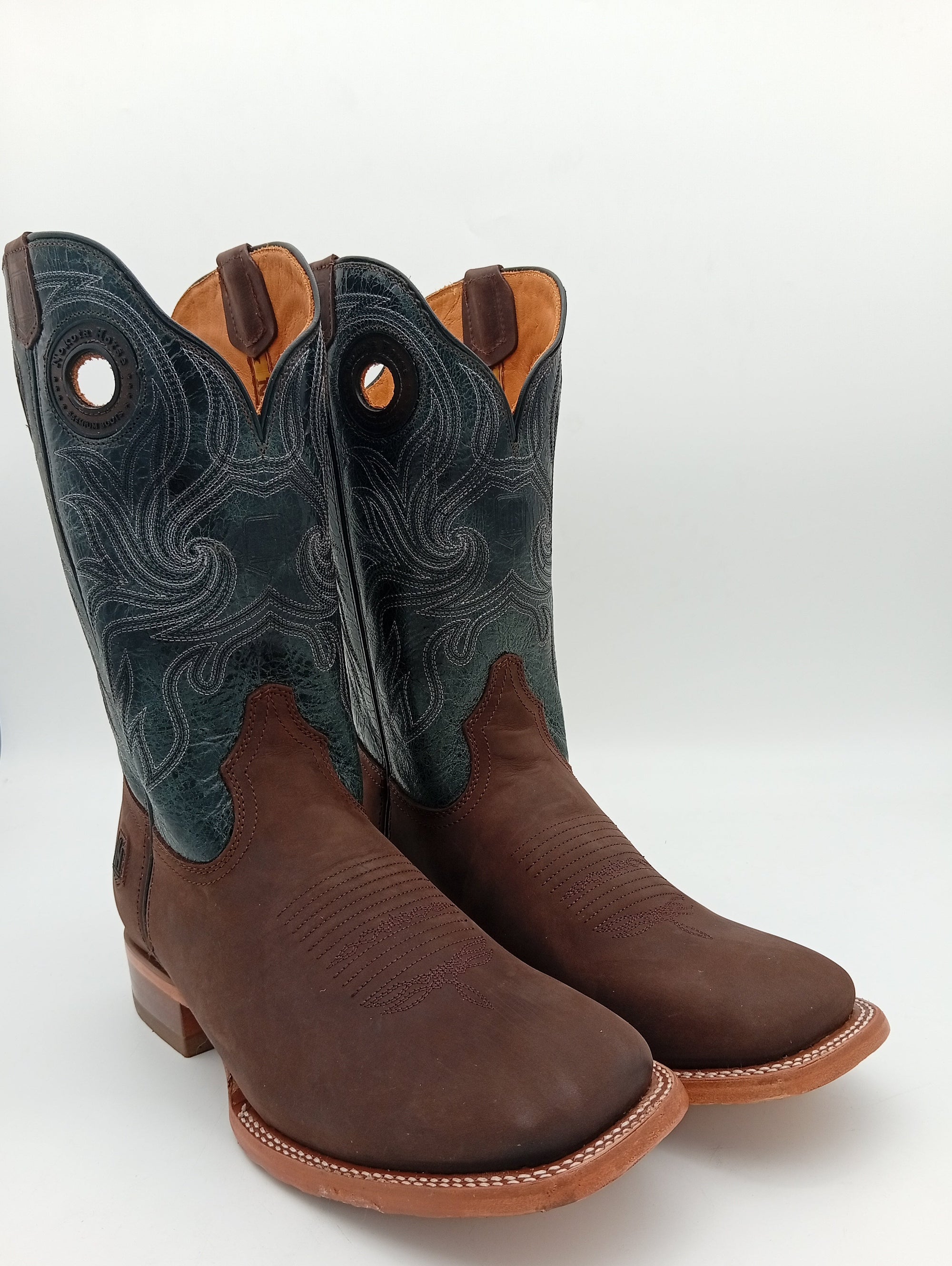 BOTA NOKOTA  HORSE BUCKAR CRAZY CAFE SUELA DE CUERO CABALLERO