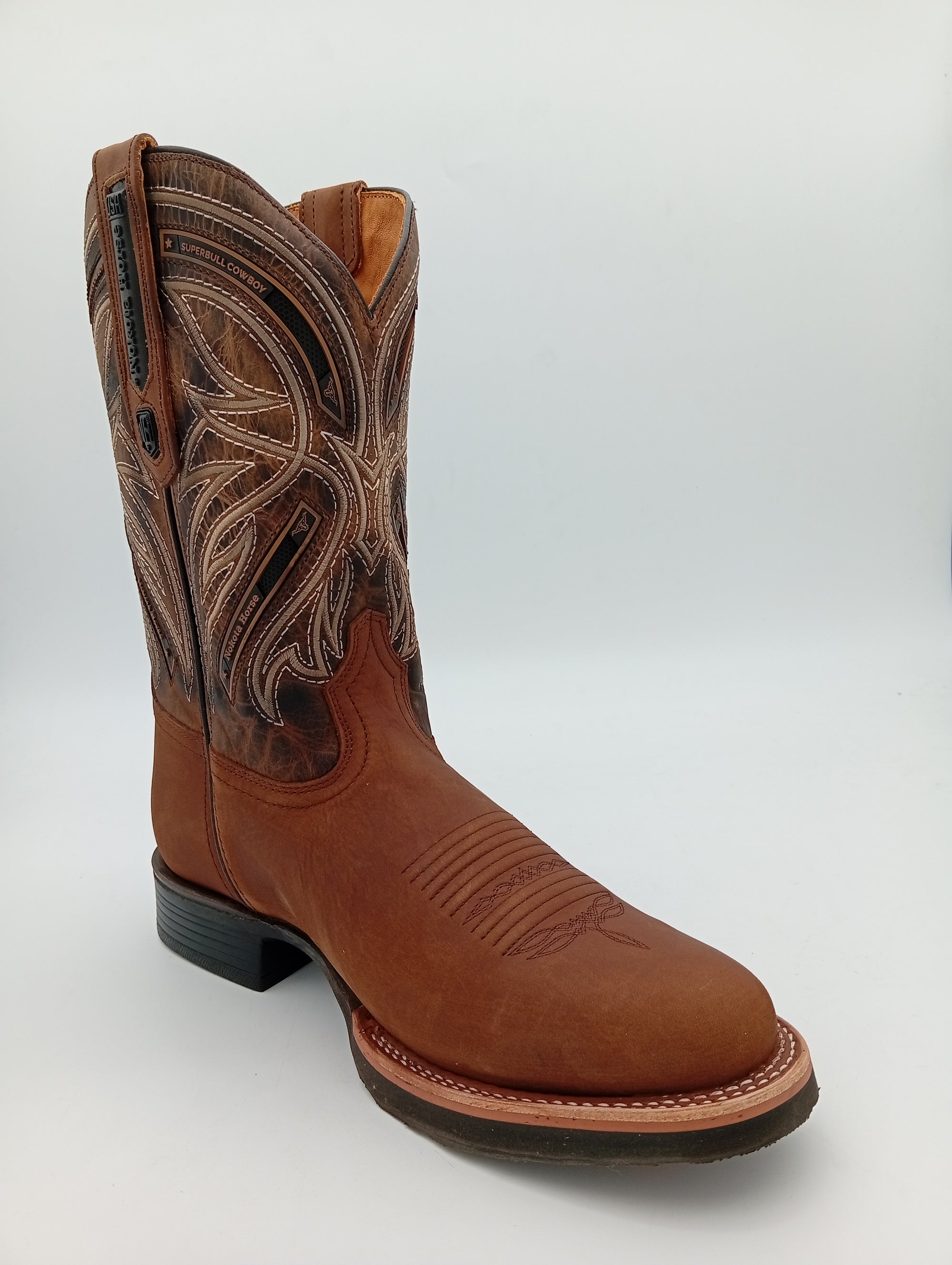 BOTA NOKOTA HORSE OVAL CRAZY MIEL SUELA DE HULE CABALLERO