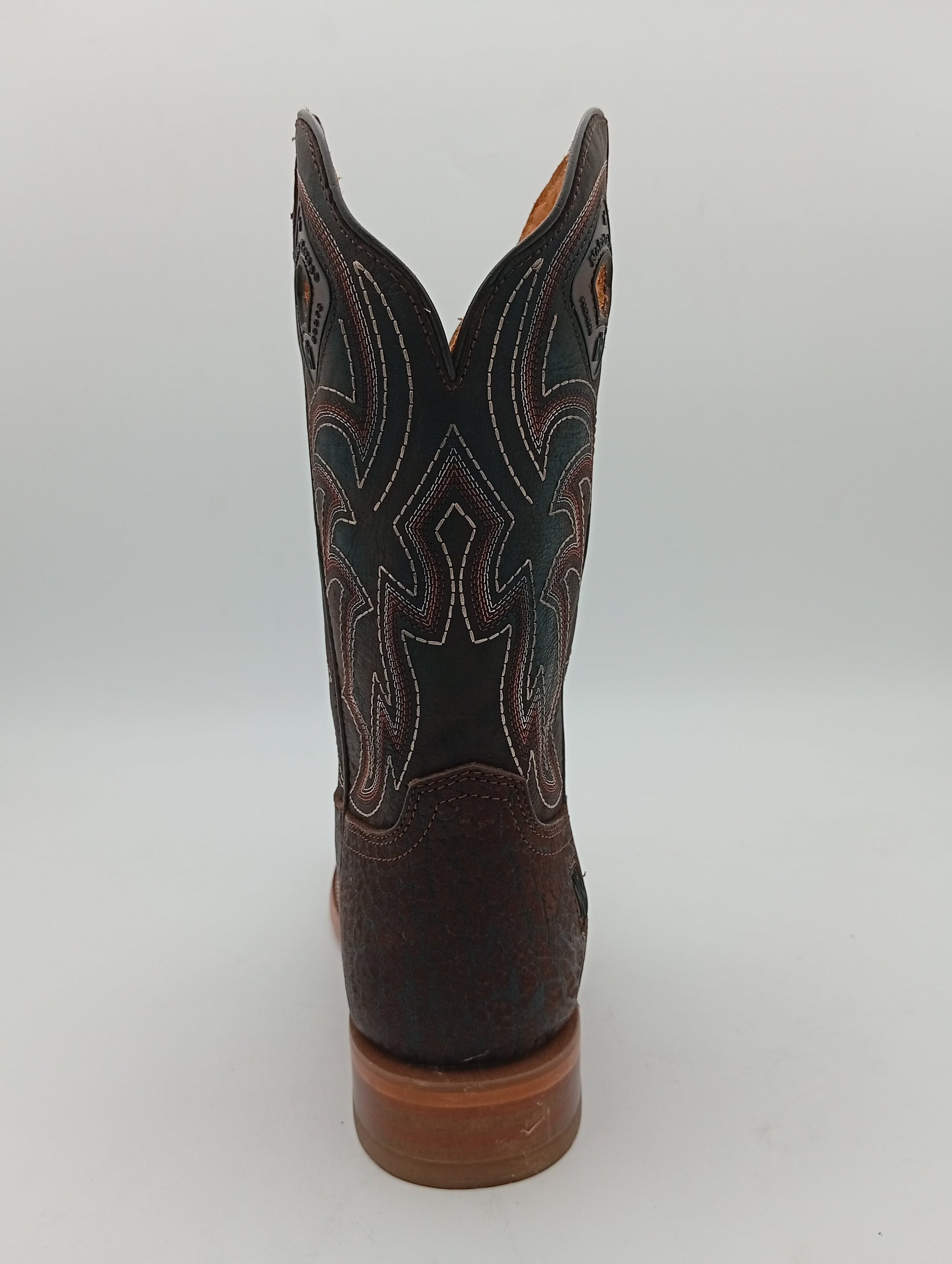 BOTA NOKOTA HORSE CUELLO DE TORO CAFE TABACO SUELA DE CUERO CABALLERO