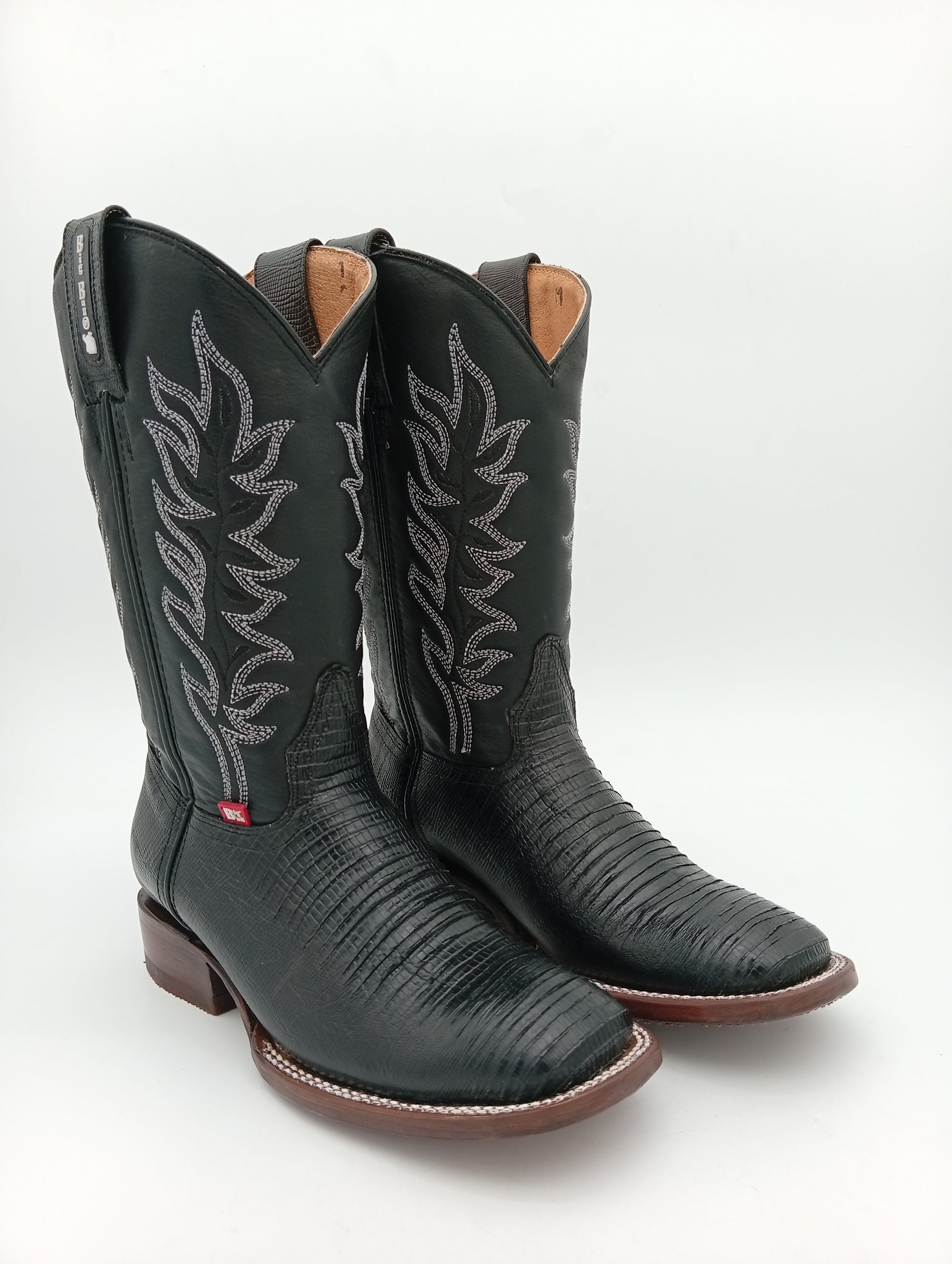 BOTA BIG BULL BICKAR ARMADILLO NEGRO SUELA DE CUERO DAMA