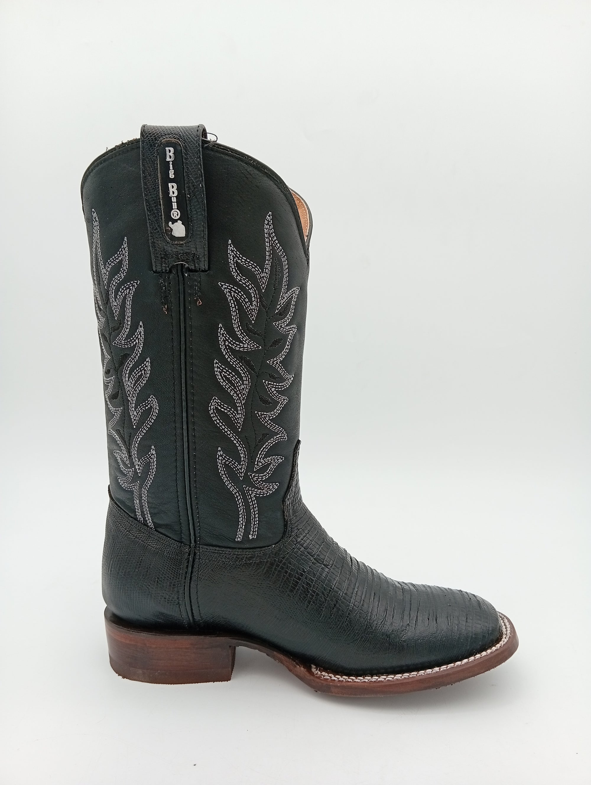 BOTA BIG BULL BICKAR ARMADILLO NEGRO SUELA DE CUERO DAMA