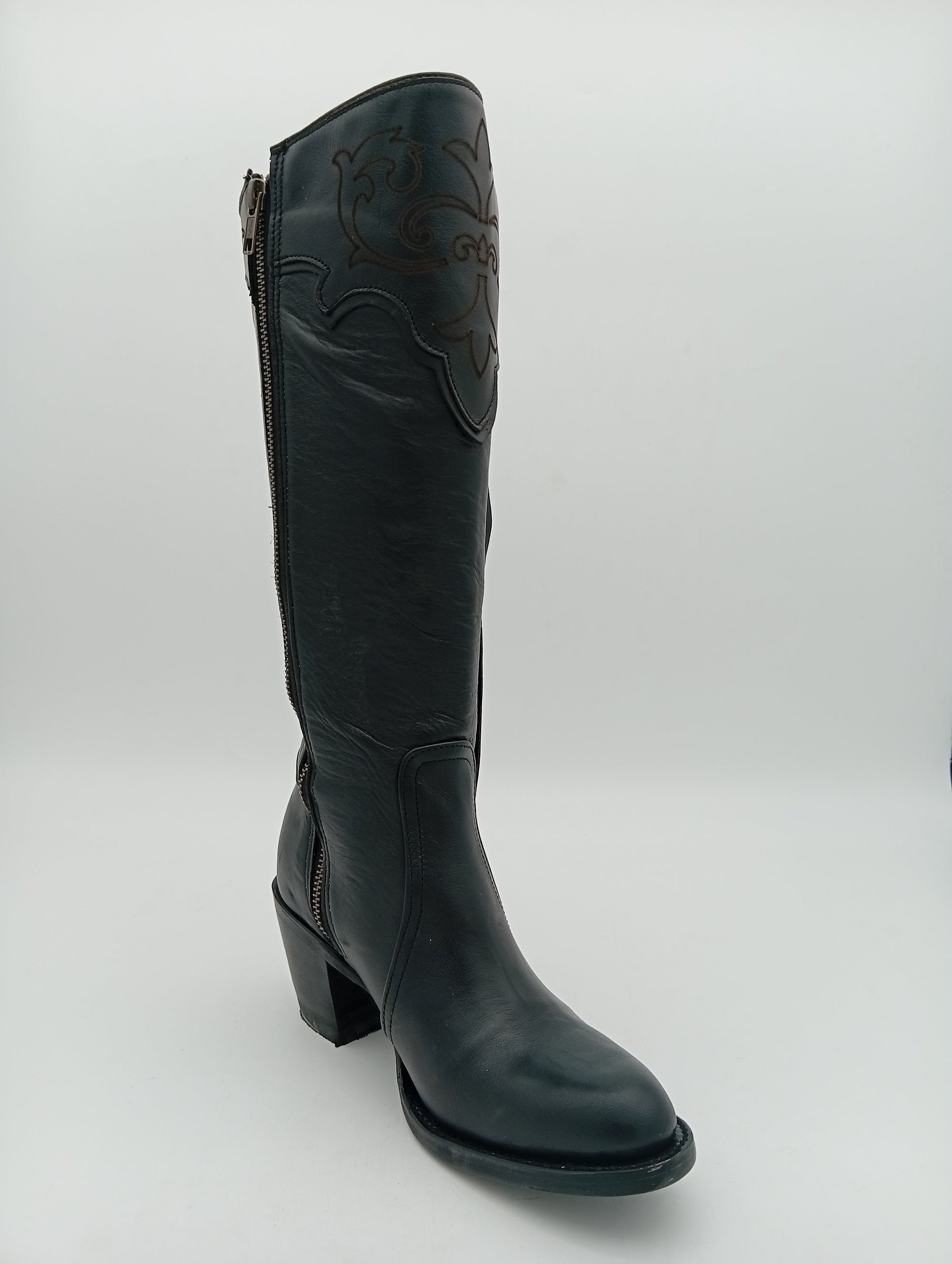 BOTA REYME PONDEROSA BLACK TUBO ALTO DAMA