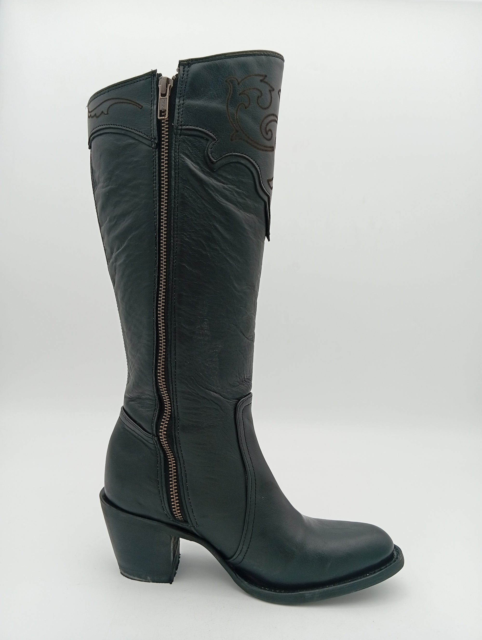 BOTA REYME PONDEROSA BLACK TUBO ALTO DAMA