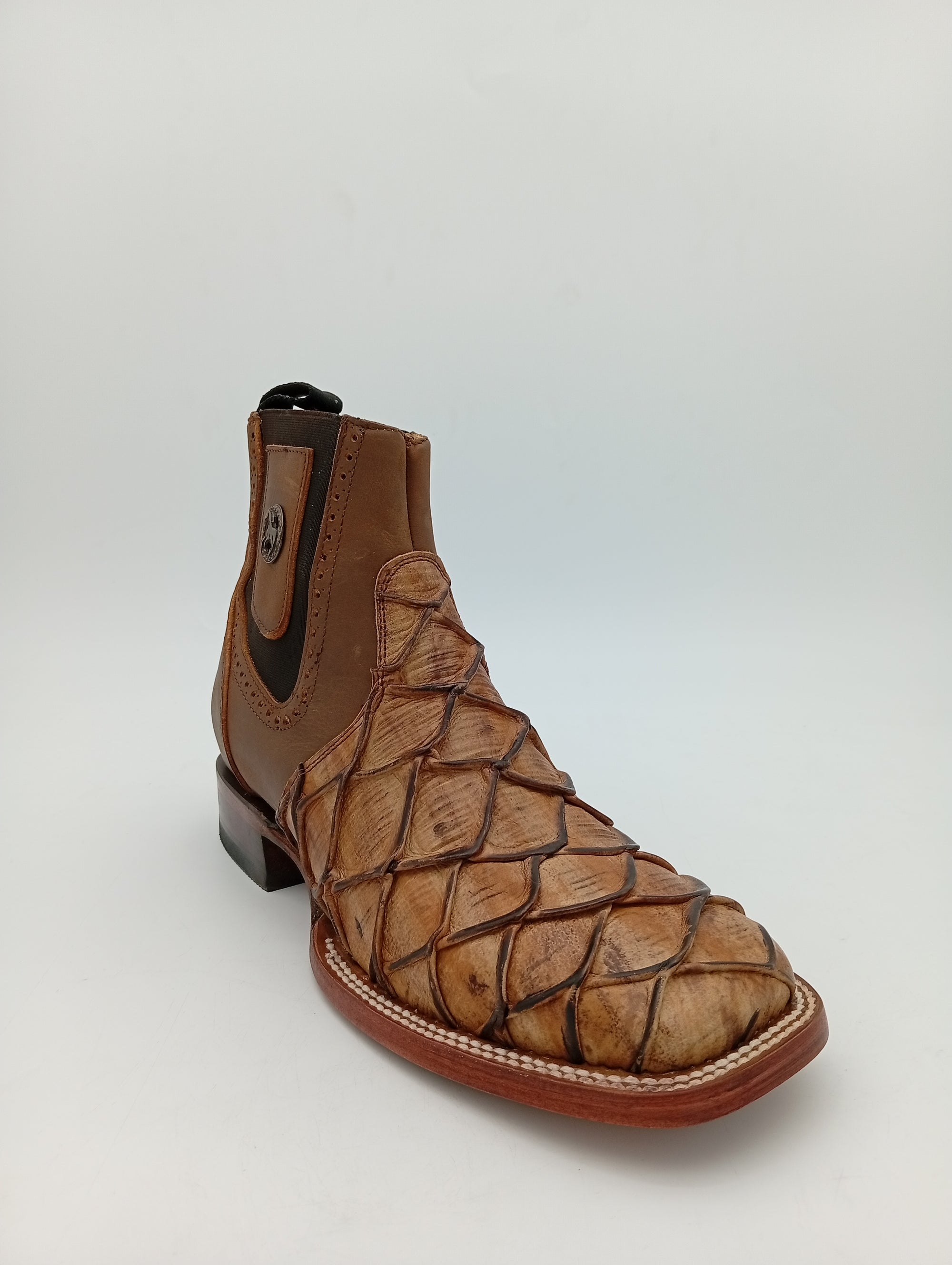 BOTIN EL JEREZANO UP BULL DOG IMITACION MIEL SUELA DE CUERO CABALLERO