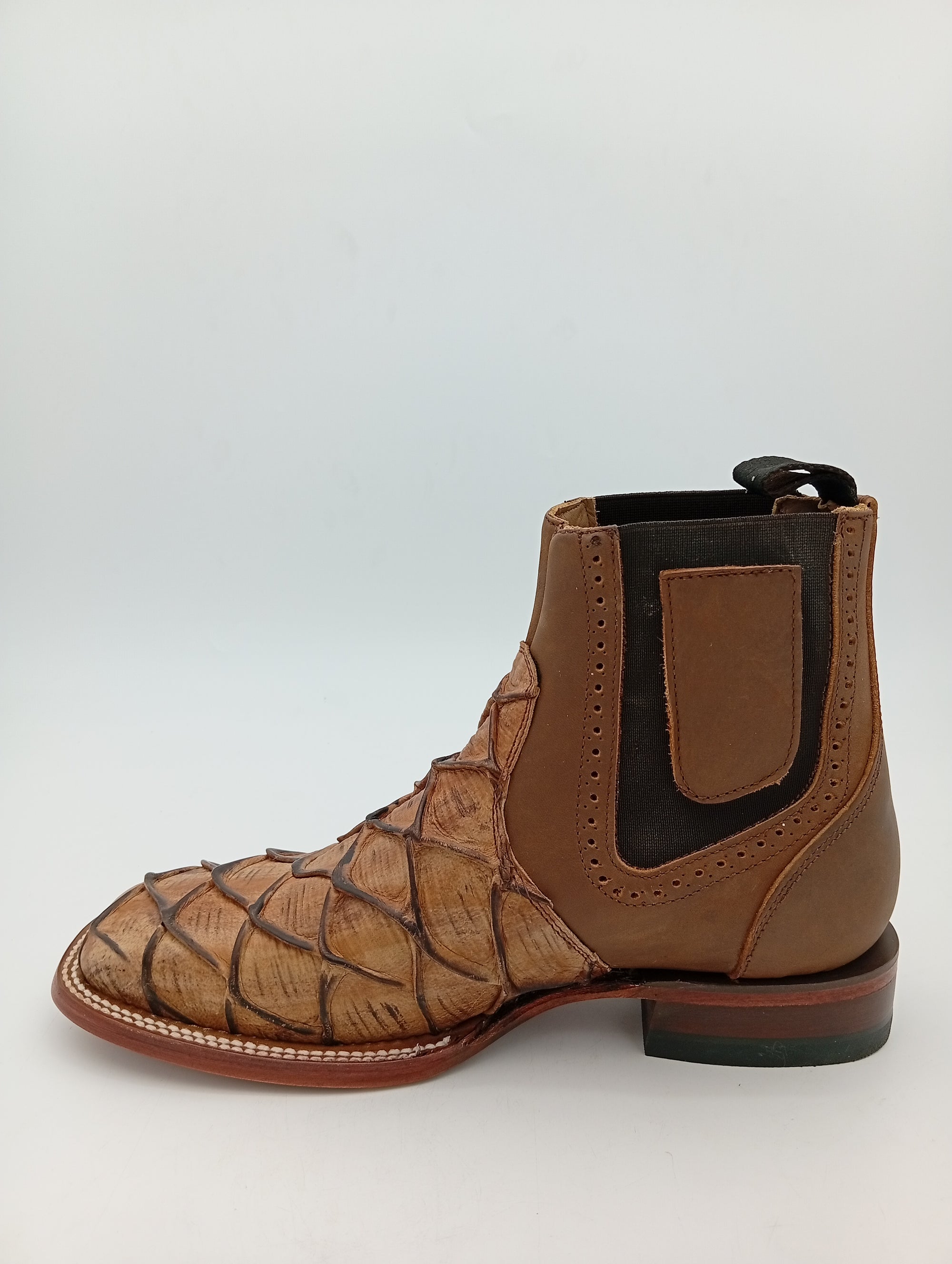 BOTIN EL JEREZANO UP BULL DOG IMITACION MIEL SUELA DE CUERO CABALLERO