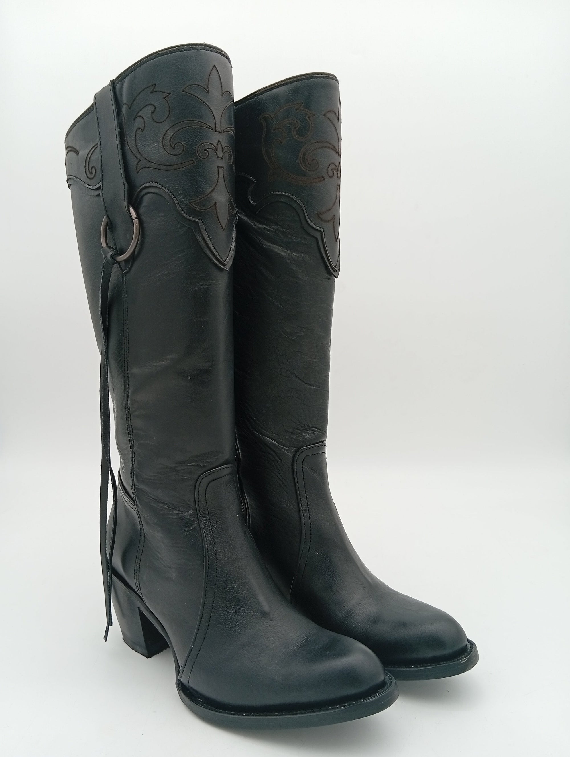 BOTA REYME PONDEROSA BLACK TUBO ALTO DAMA