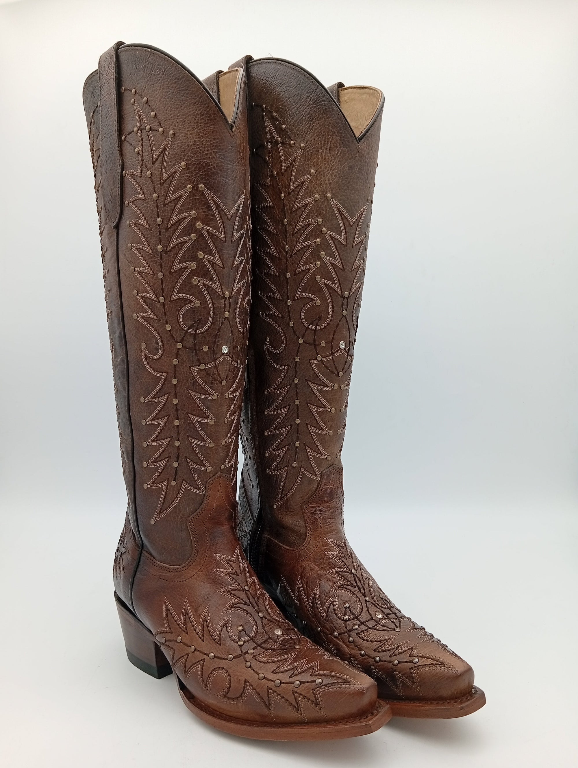 BOTA ROBERT NAMI VAQUERA ARENA TUBO ALTO SUELA DE CUERO DAMA