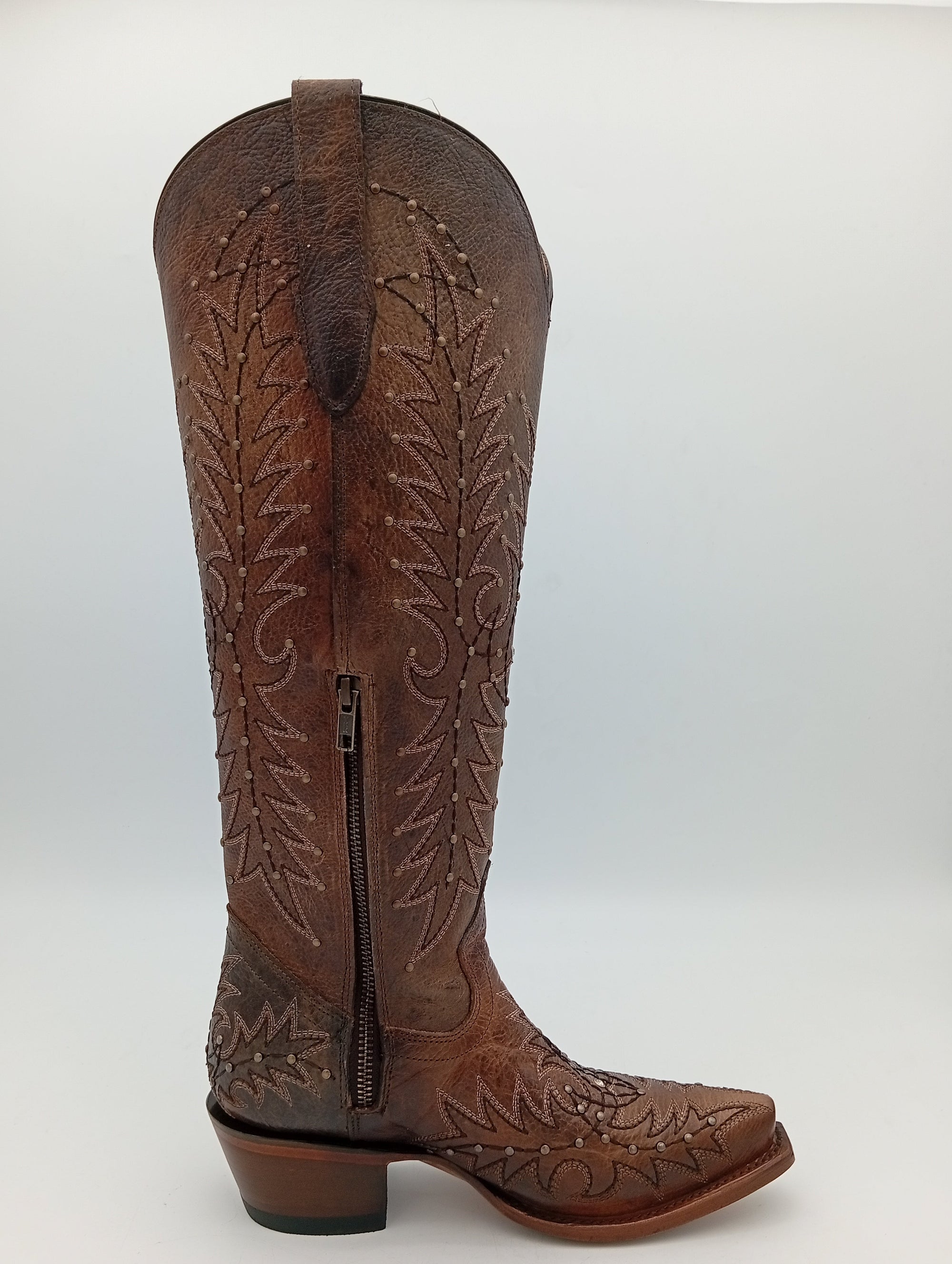 BOTA ROBERT NAMI VAQUERA ARENA TUBO ALTO SUELA DE CUERO DAMA