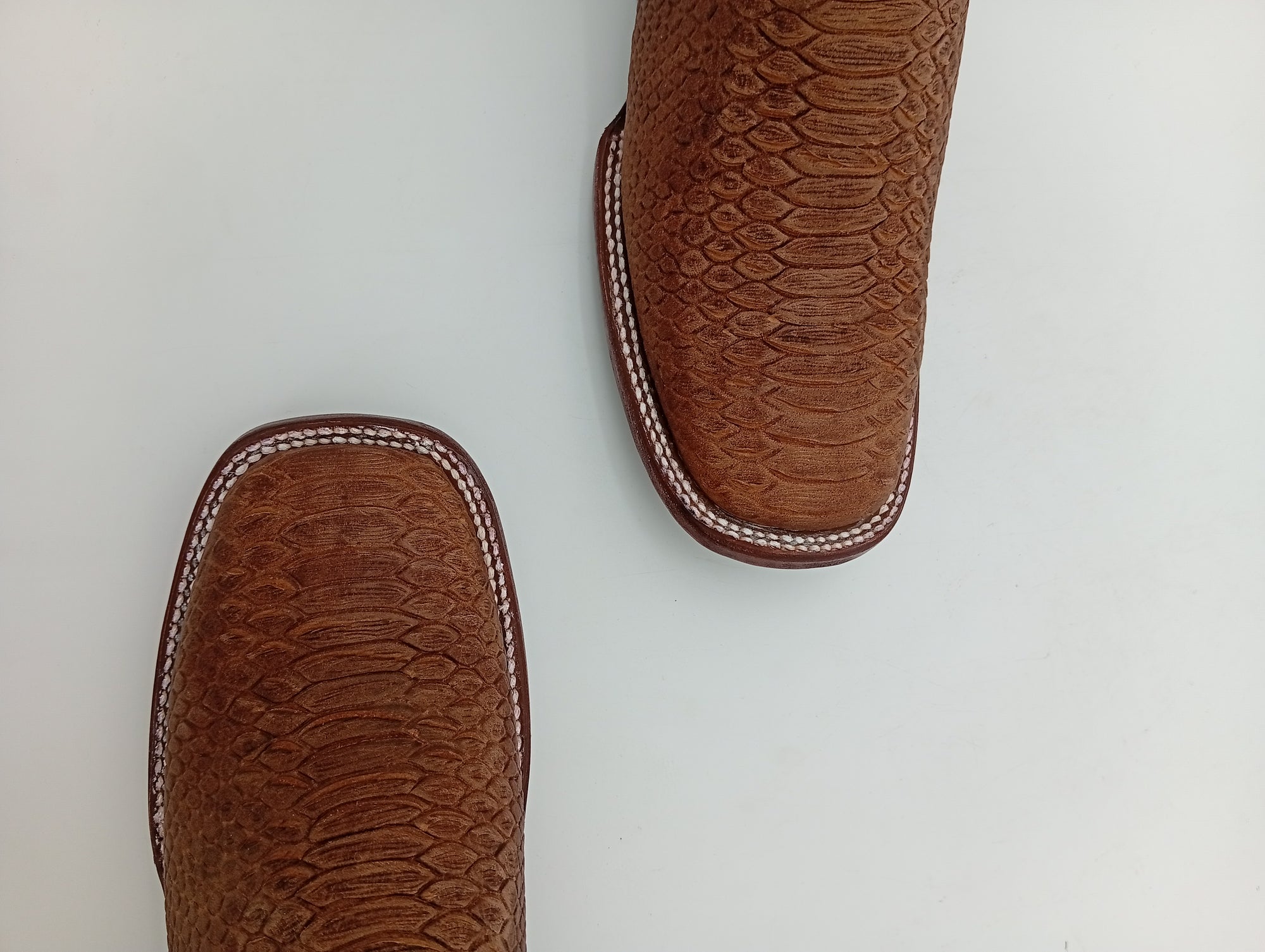 BOTA BIG BULL BD PITHON OESTE MIEL SUELA DE CUERO DAMA