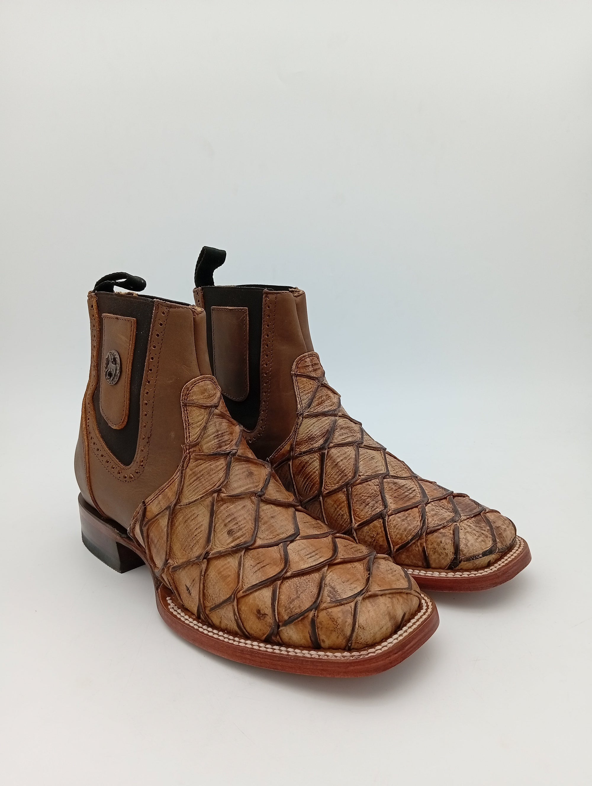 BOTIN EL JEREZANO UP BULL DOG IMITACION MIEL SUELA DE CUERO CABALLERO