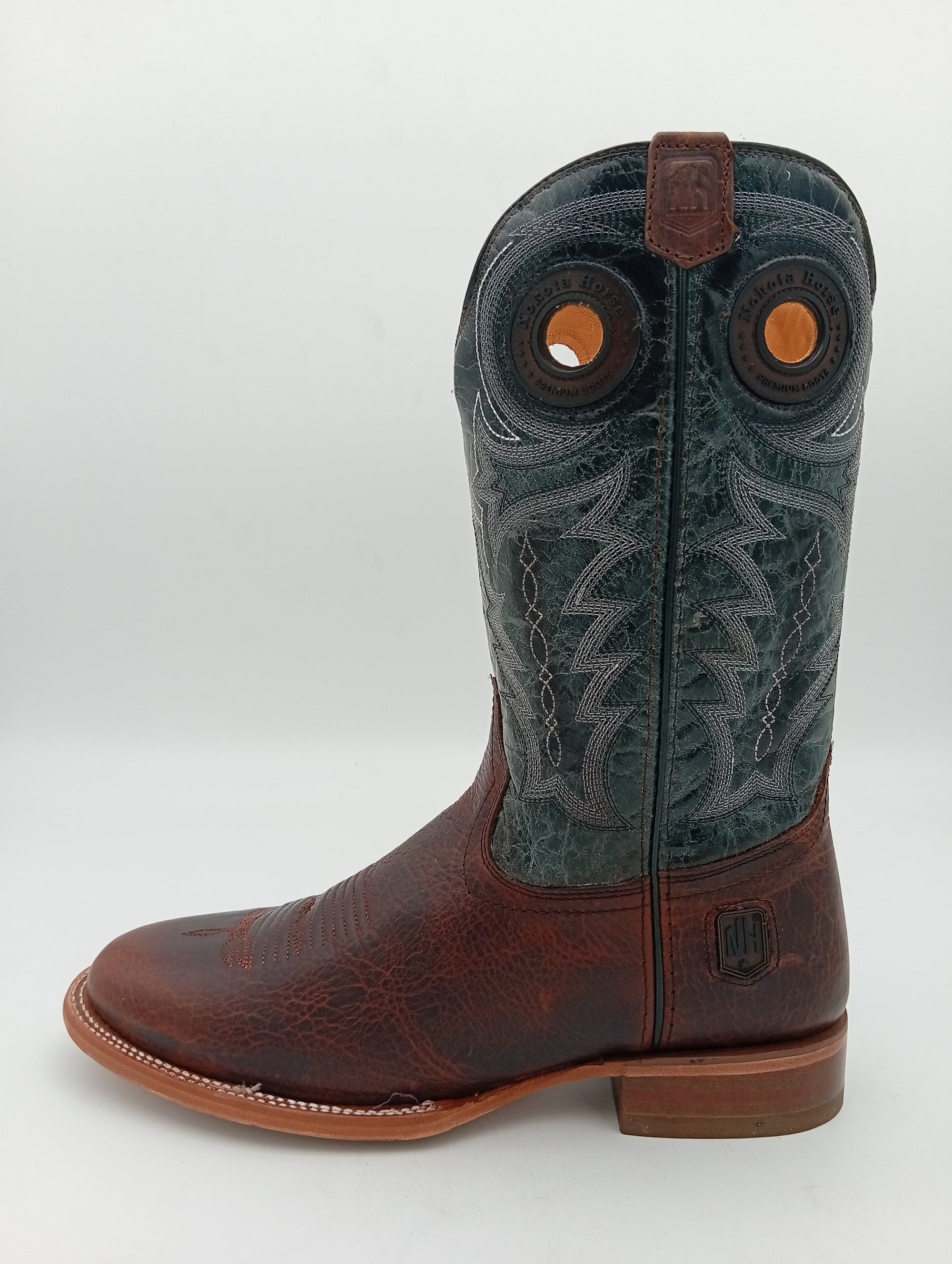 BOTA NOKOTA HORSE COGÑAC RUBI GRIS SUELA DE CUERO, CABALLERO