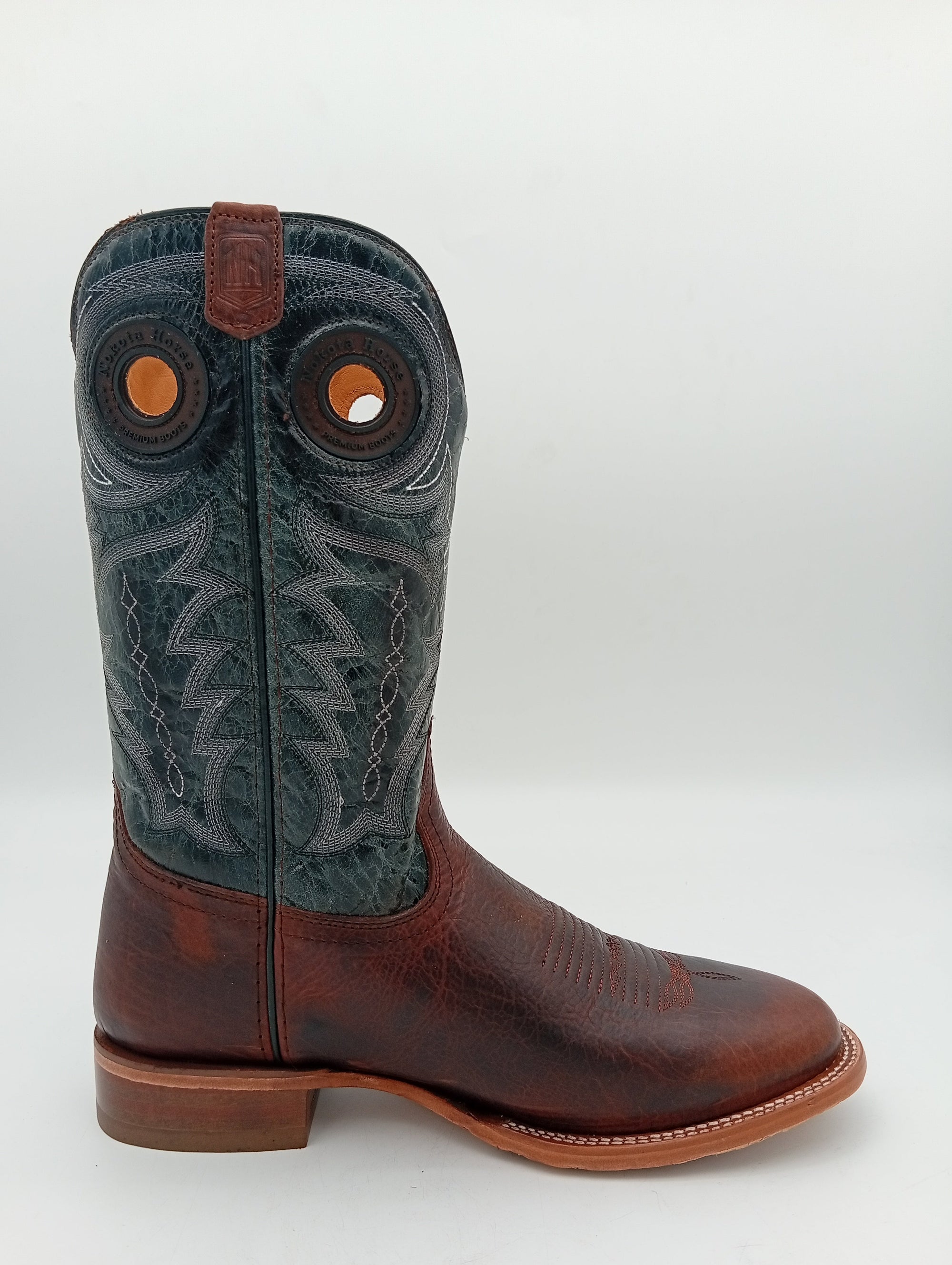 BOTA NOKOTA HORSE COGÑAC RUBI GRIS SUELA DE CUERO, CABALLERO
