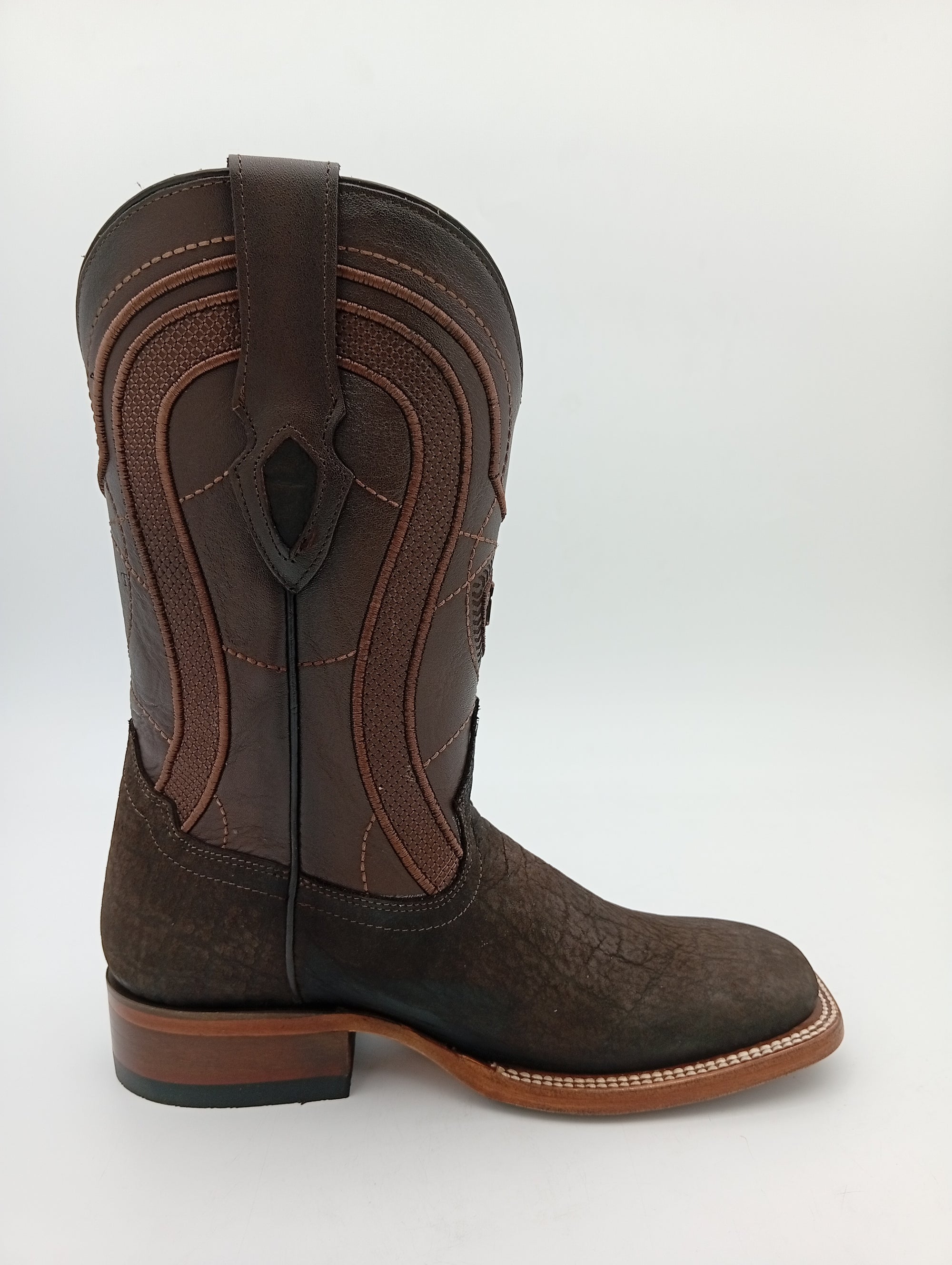 BOTA ROBERT NOBUCK CAFE SUELA DE CUERO, CABALLERO
