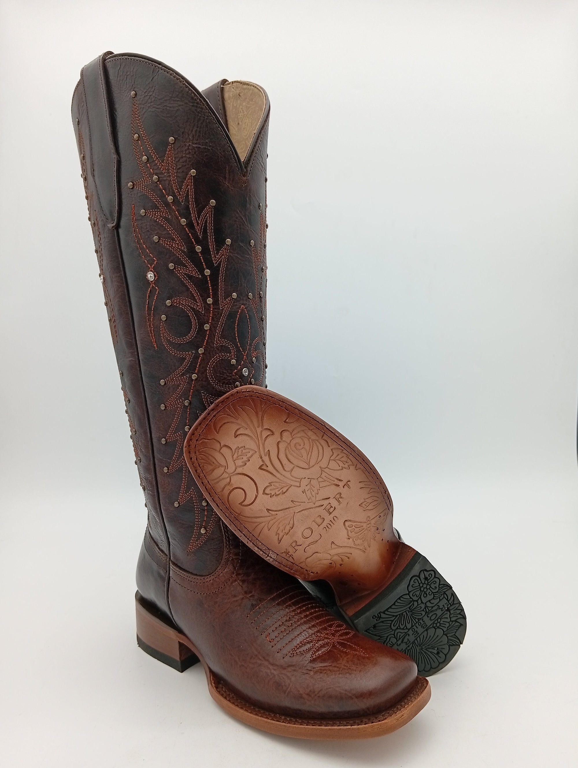 BOTA ROBERT PAULINA SHEDRON BD TUBO ALTO SUELA DE CUERO DAMA