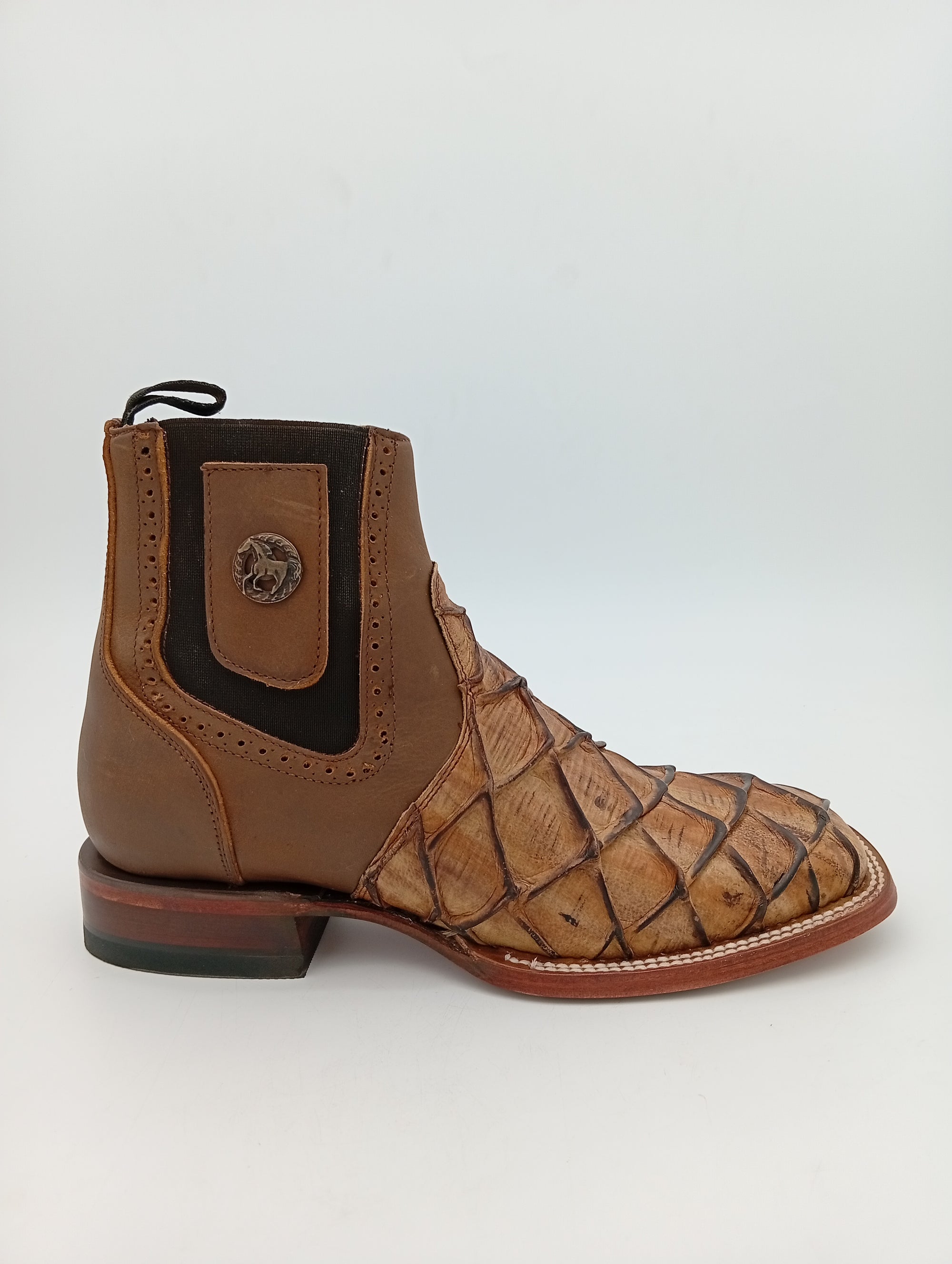 BOTIN EL JEREZANO UP BULL DOG IMITACION MIEL SUELA DE CUERO CABALLERO