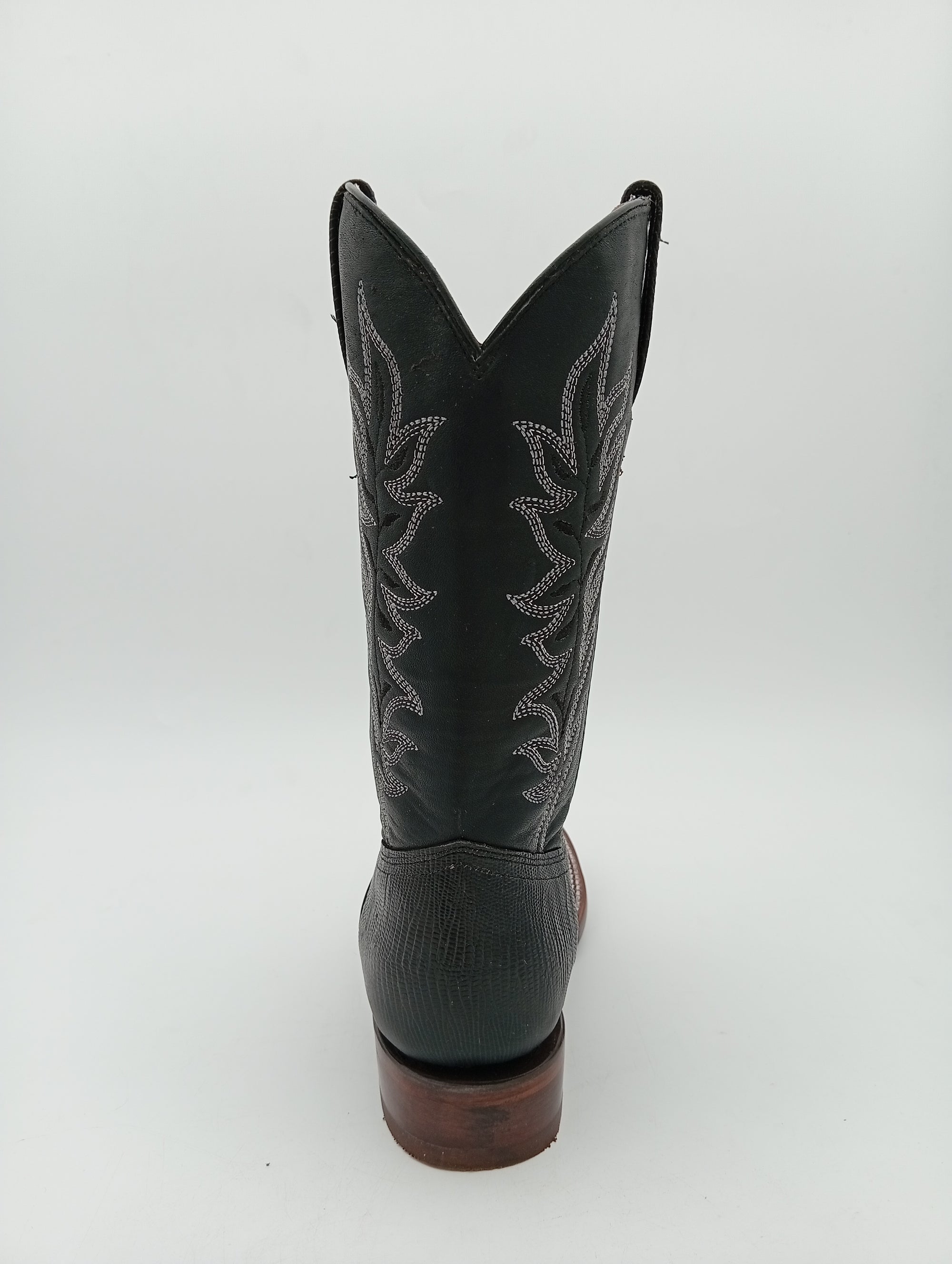 BOTA BIG BULL BICKAR ARMADILLO NEGRO SUELA DE CUERO DAMA