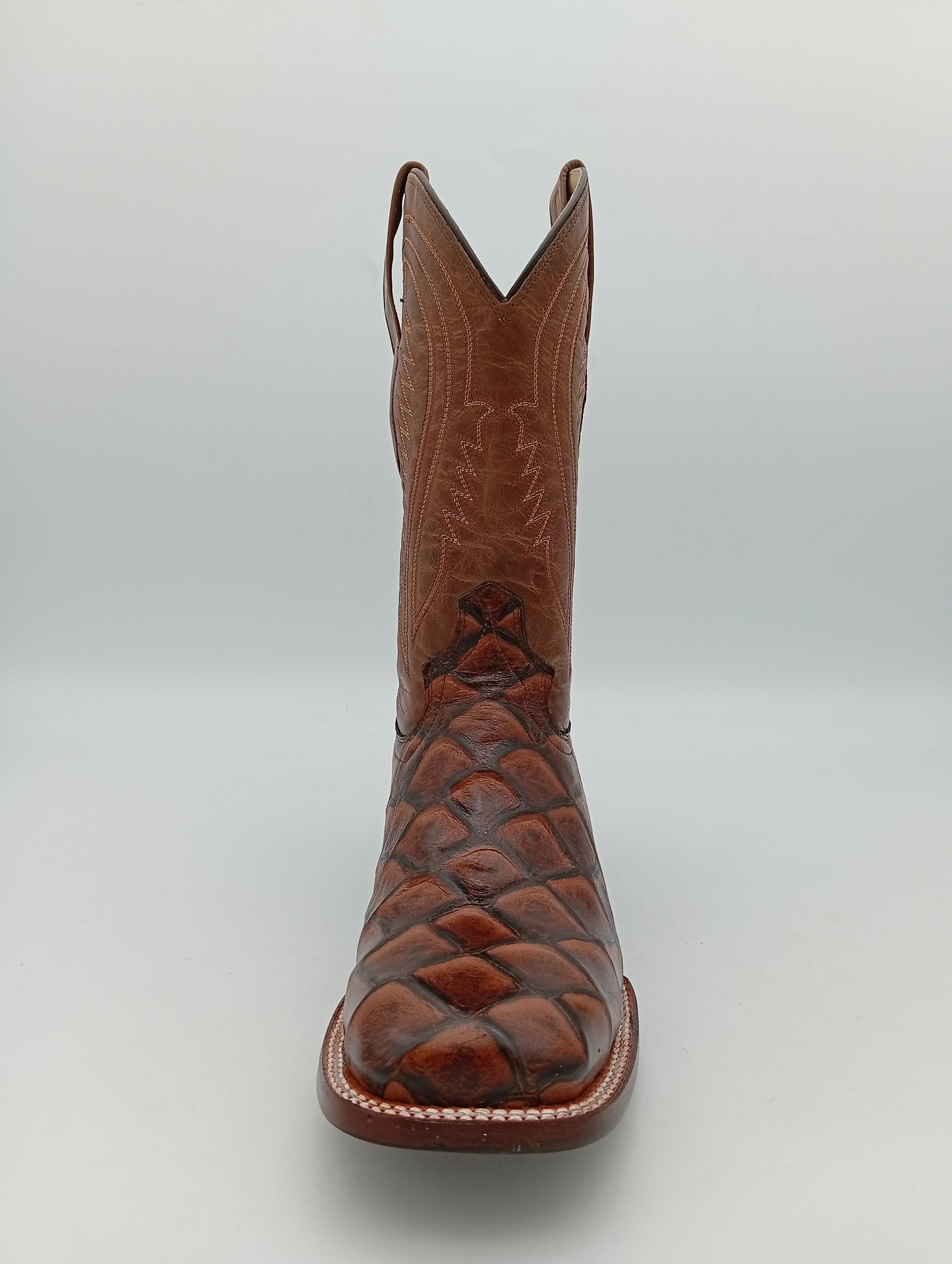 BOTA EL JEREZANO UP IMITACION PEZ MIEL BULL DOG SEULA DE CUERO CABALLERO