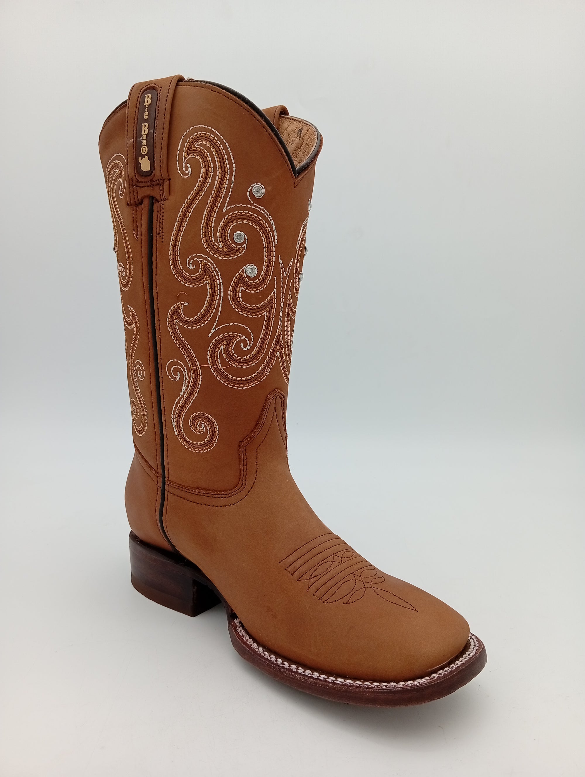 BOTA BIG BULL KILLEN CRAZY TABACO SUELA DE CUERO DAMA