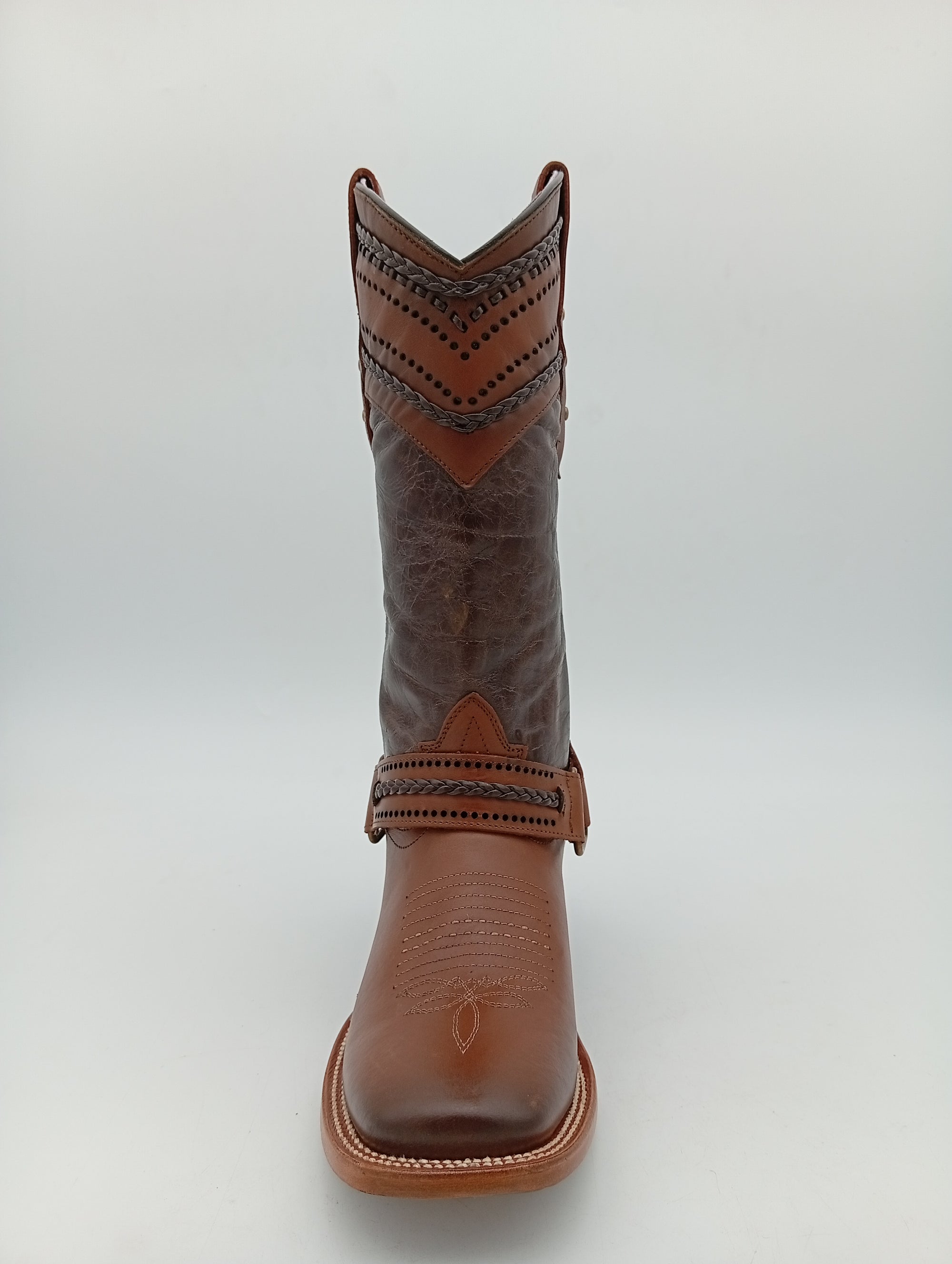 BOTA ROBERT BULL ATANADO MIEL CAFE SUELA DE CUERO DAMA