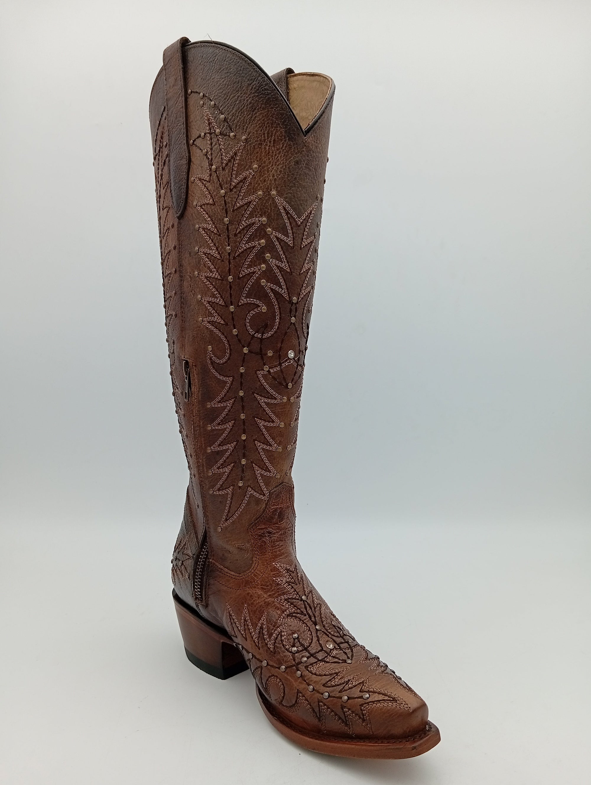 BOTA ROBERT NAMI VAQUERA ARENA TUBO ALTO SUELA DE CUERO DAMA