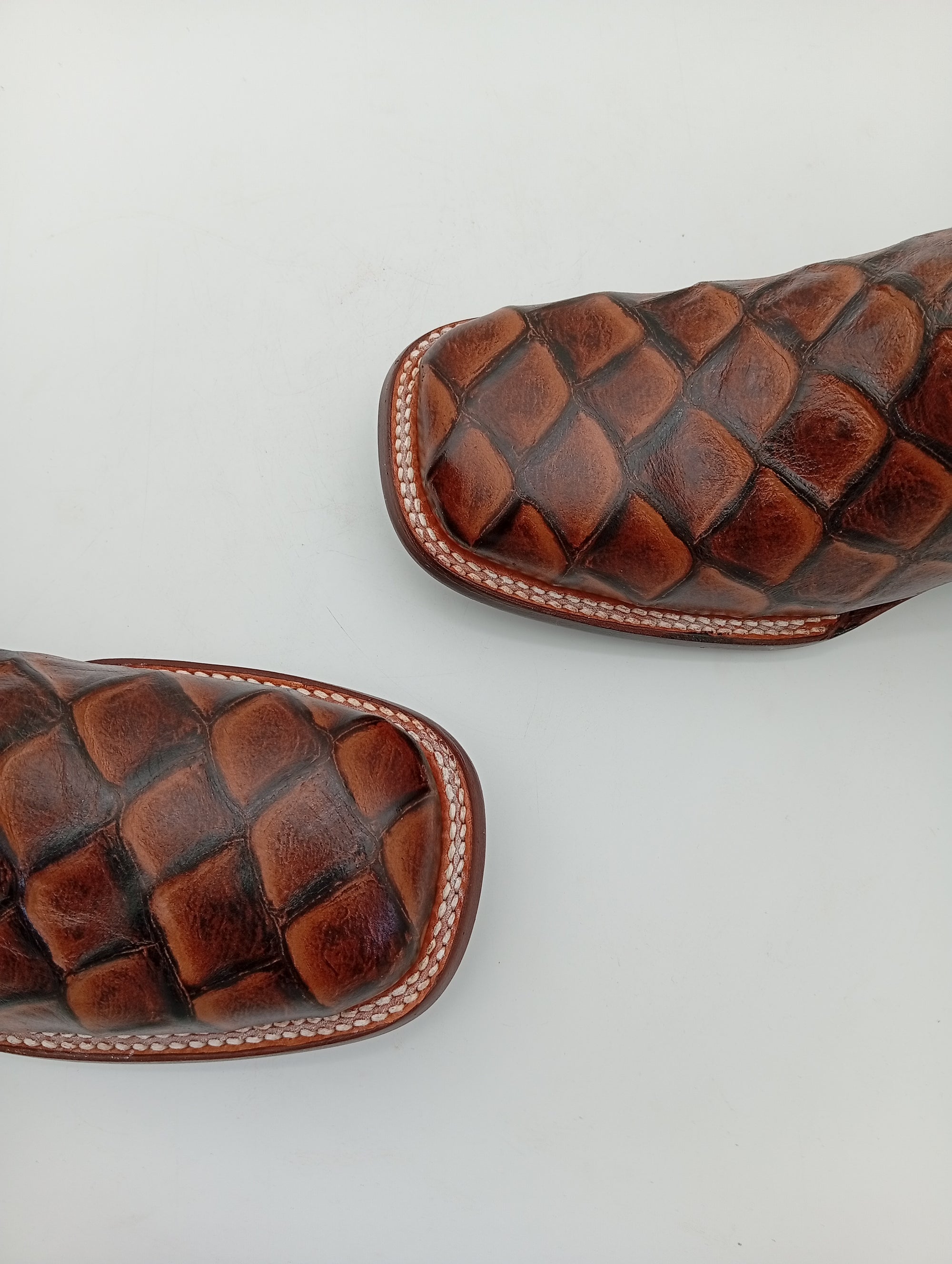 BOTA EL JEREZANO UP IMITACION PEZ MIEL BULL DOG SEULA DE CUERO CABALLERO