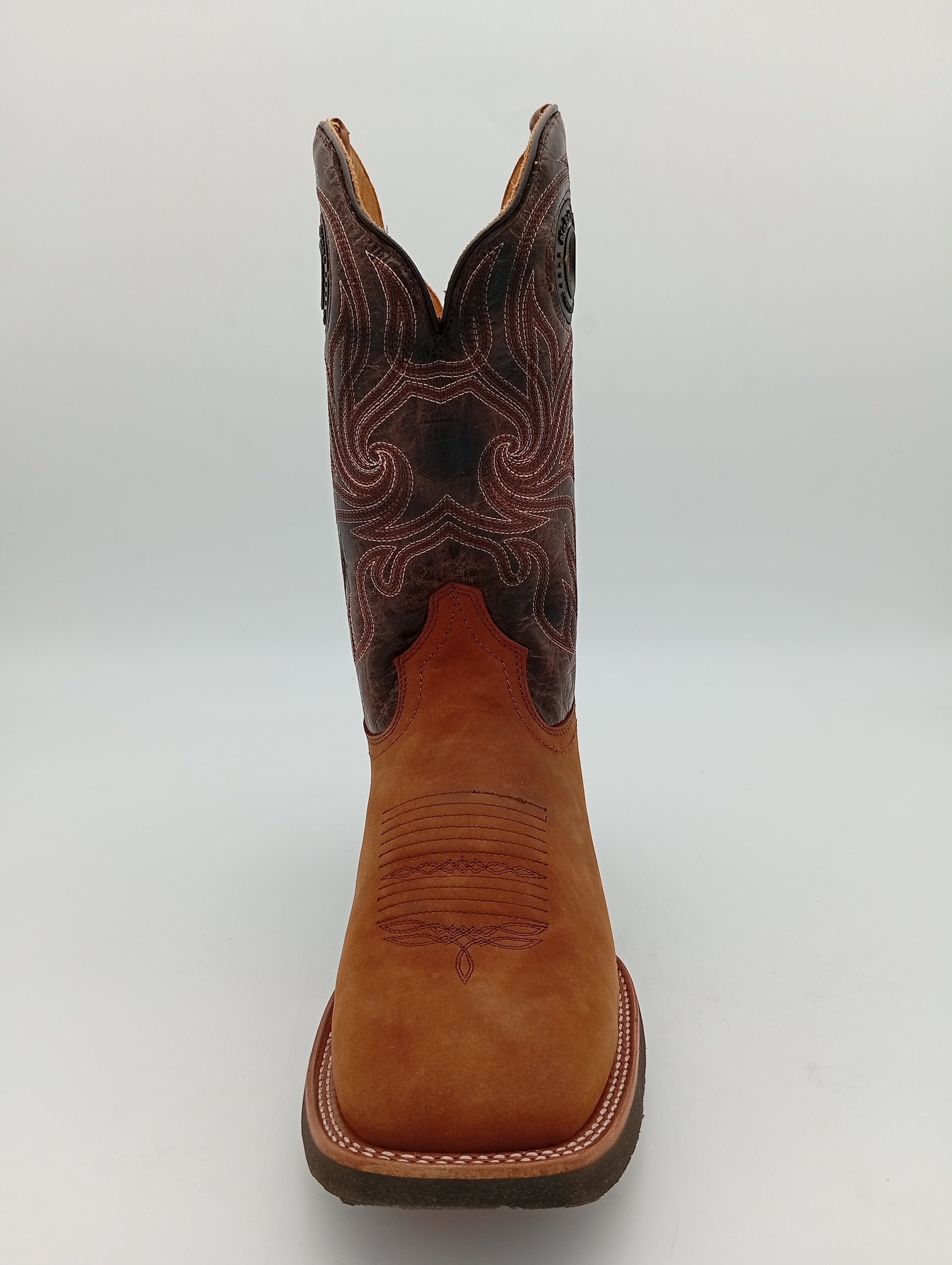 BOTA NOKOTA HORSE MORGAN BULL CRAZY MIEL CABALLERO CON SUELA DE HULE