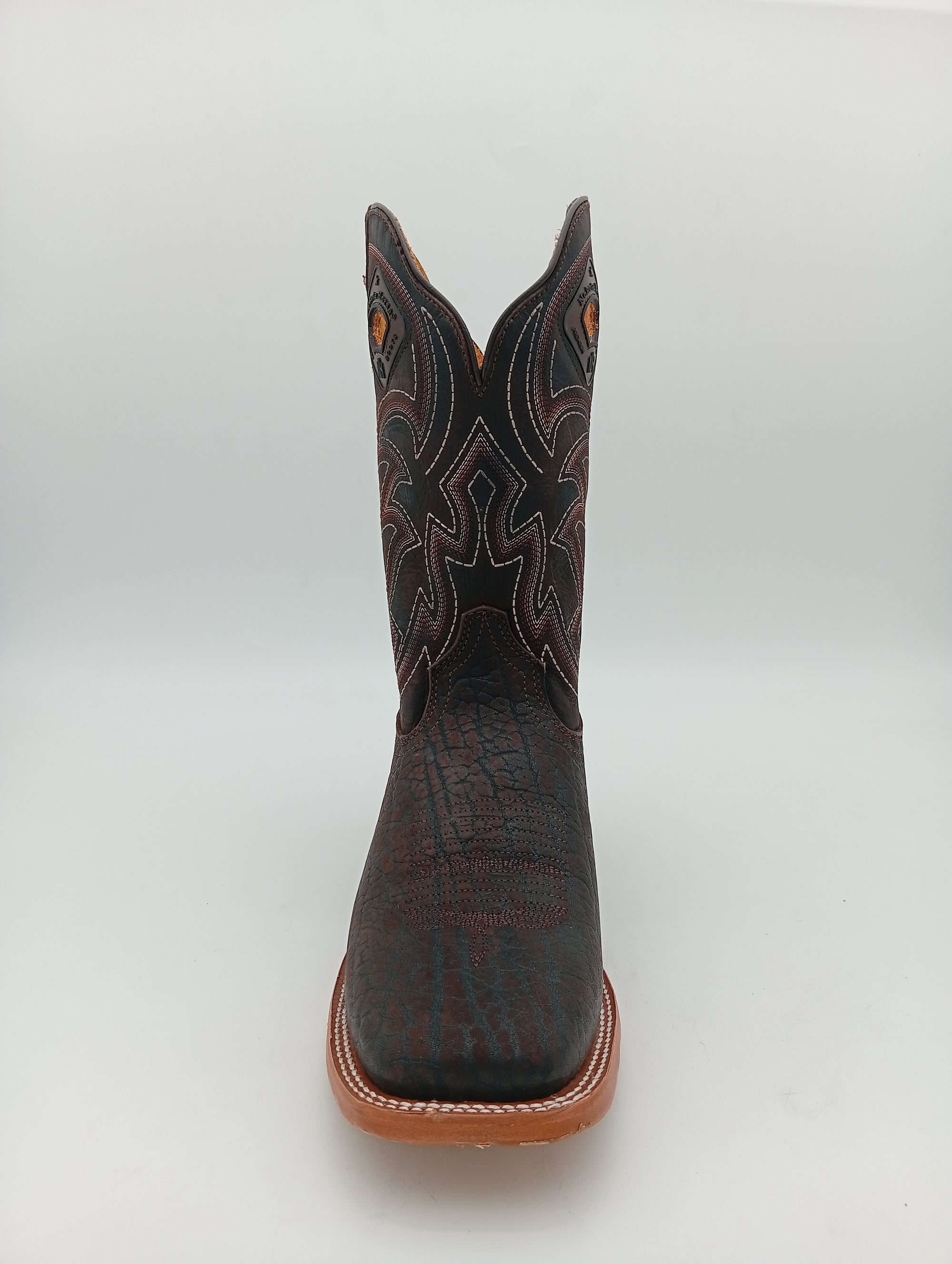 BOTA NOKOTA HORSE CUELLO DE TORO CAFE TABACO SUELA DE CUERO CABALLERO