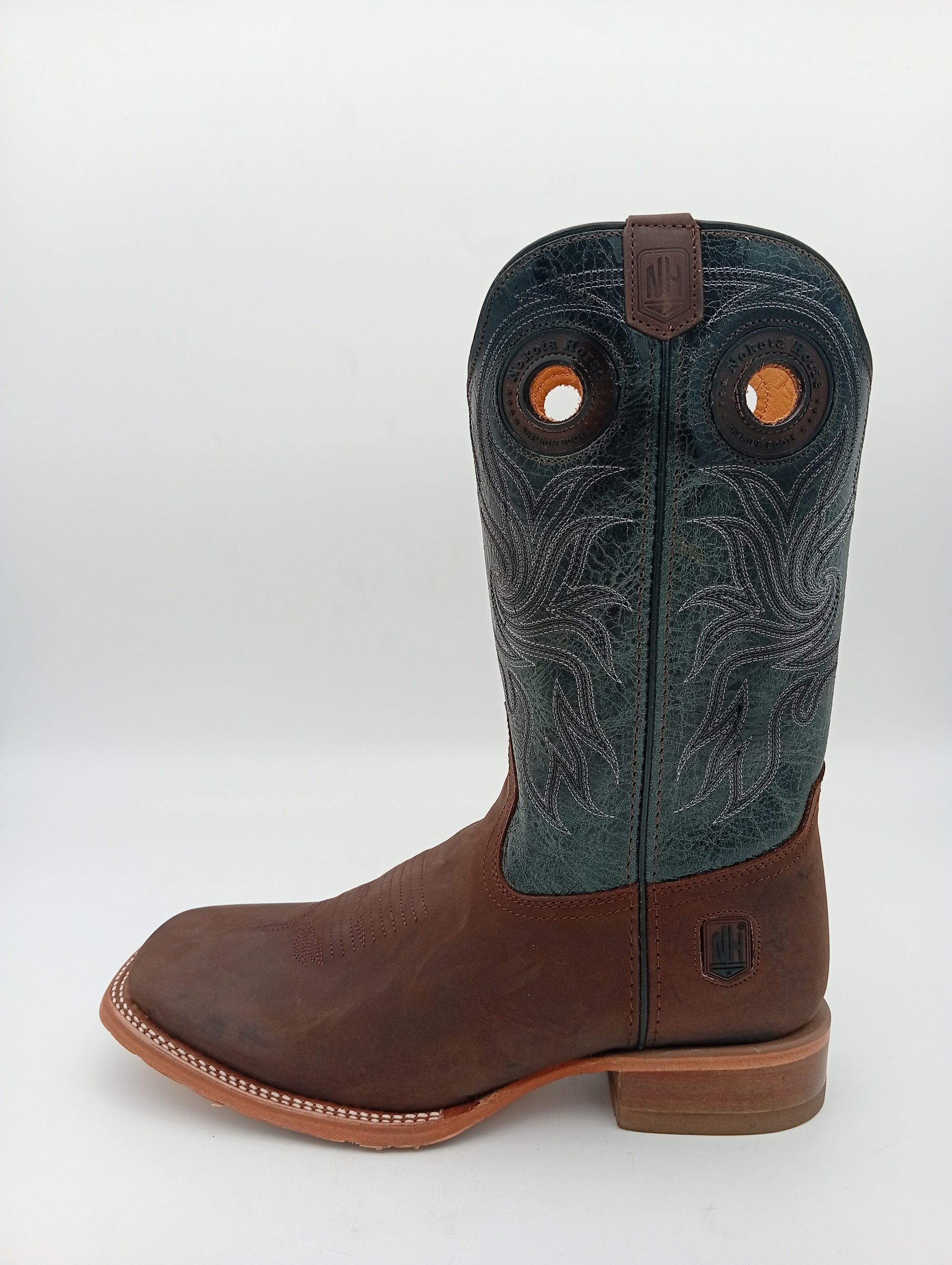 BOTA NOKOTA  HORSE BUCKAR CRAZY CAFE SUELA DE CUERO CABALLERO