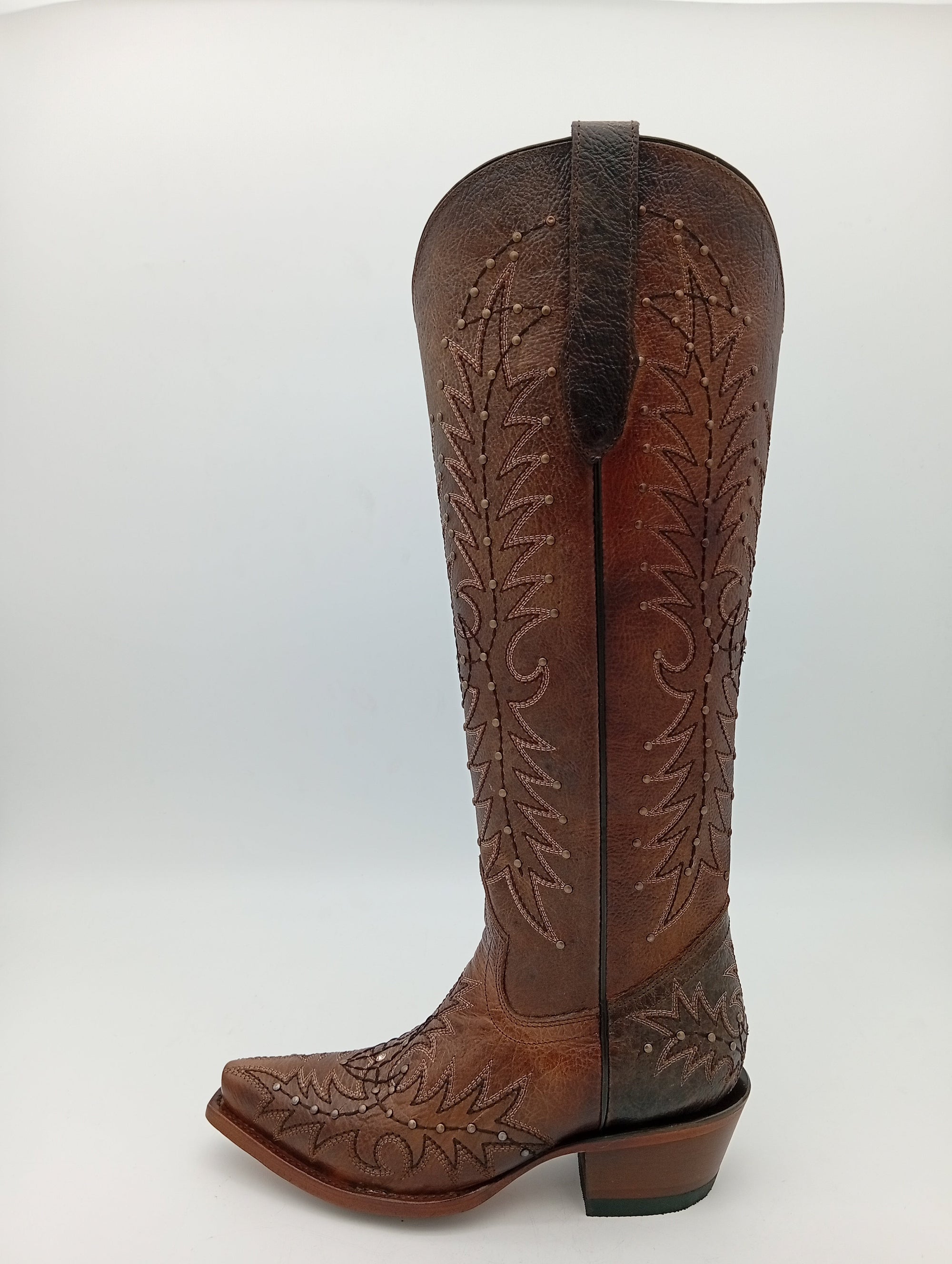 BOTA ROBERT NAMI VAQUERA ARENA TUBO ALTO SUELA DE CUERO DAMA