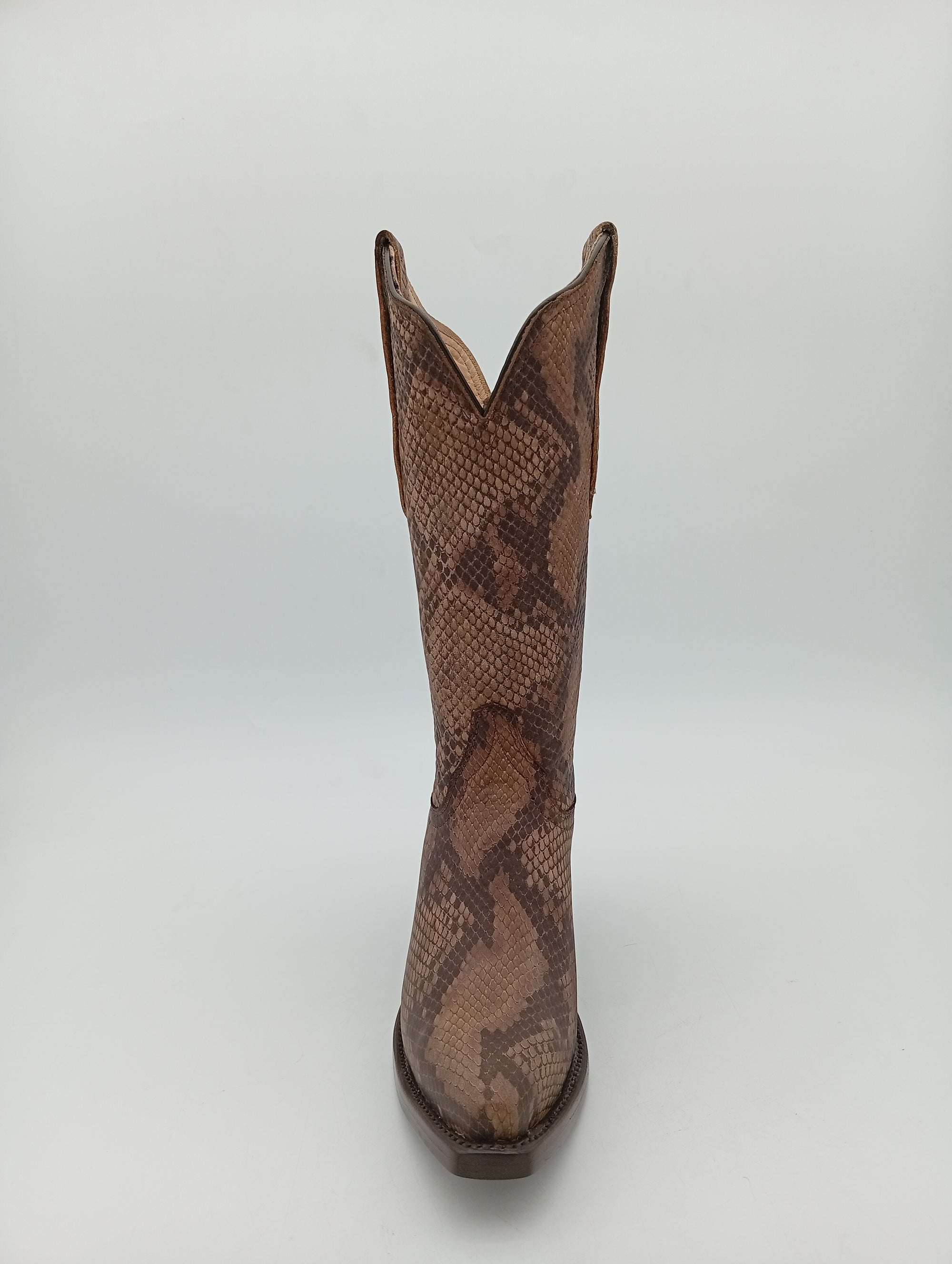 BOTA JAR BOOTS PUNTAL COBRA TAUPE TACON CUBANO DAMA