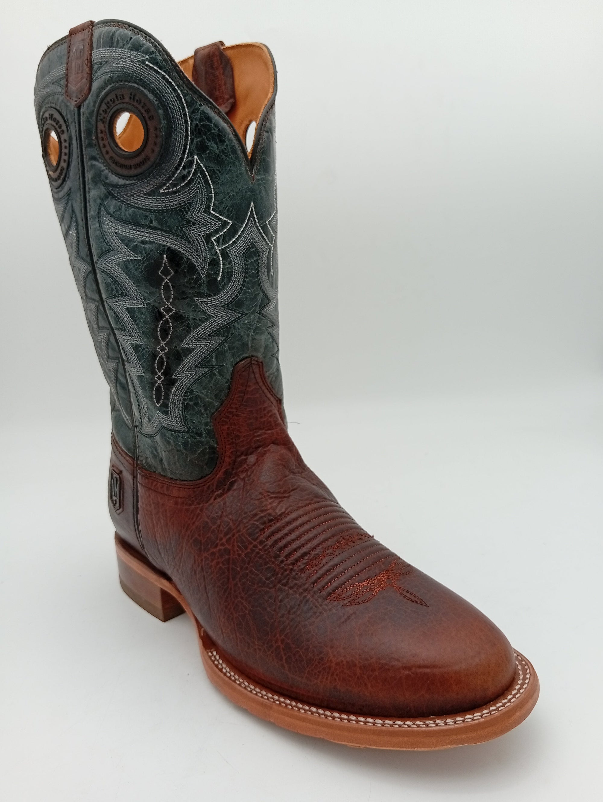 BOTA NOKOTA HORSE COGÑAC RUBI GRIS SUELA DE CUERO, CABALLERO